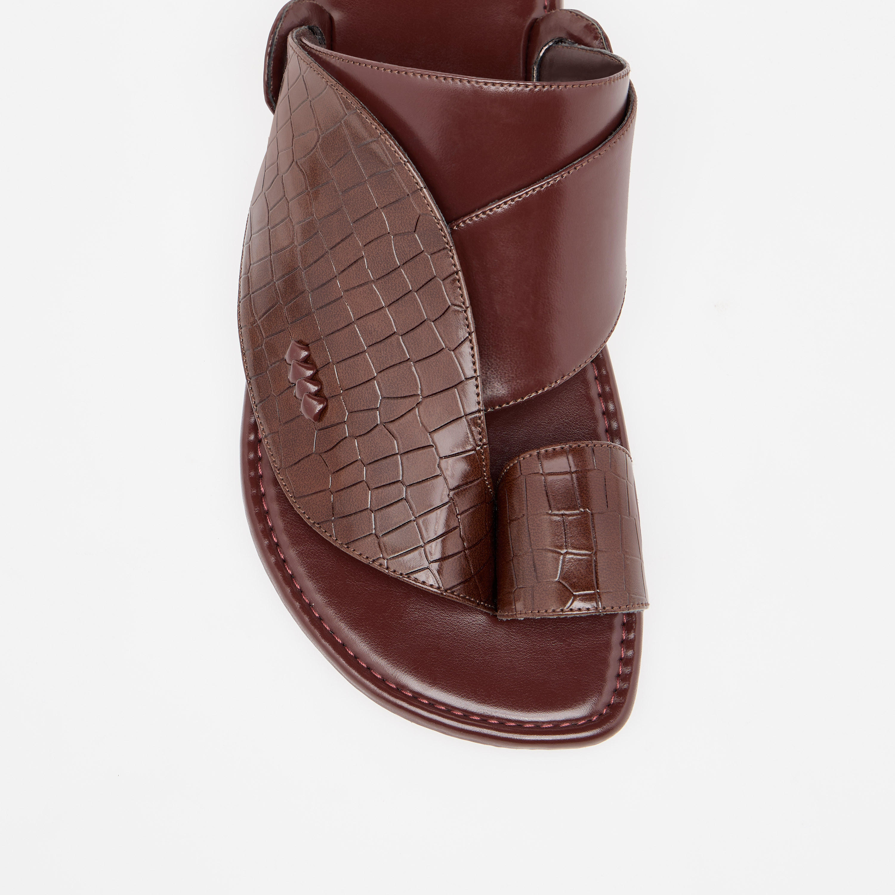 صندل عربي سهل الارتداء بارز الملمس من إل بي إل من شو إكسبريس-men-shoes-sandals-image-3