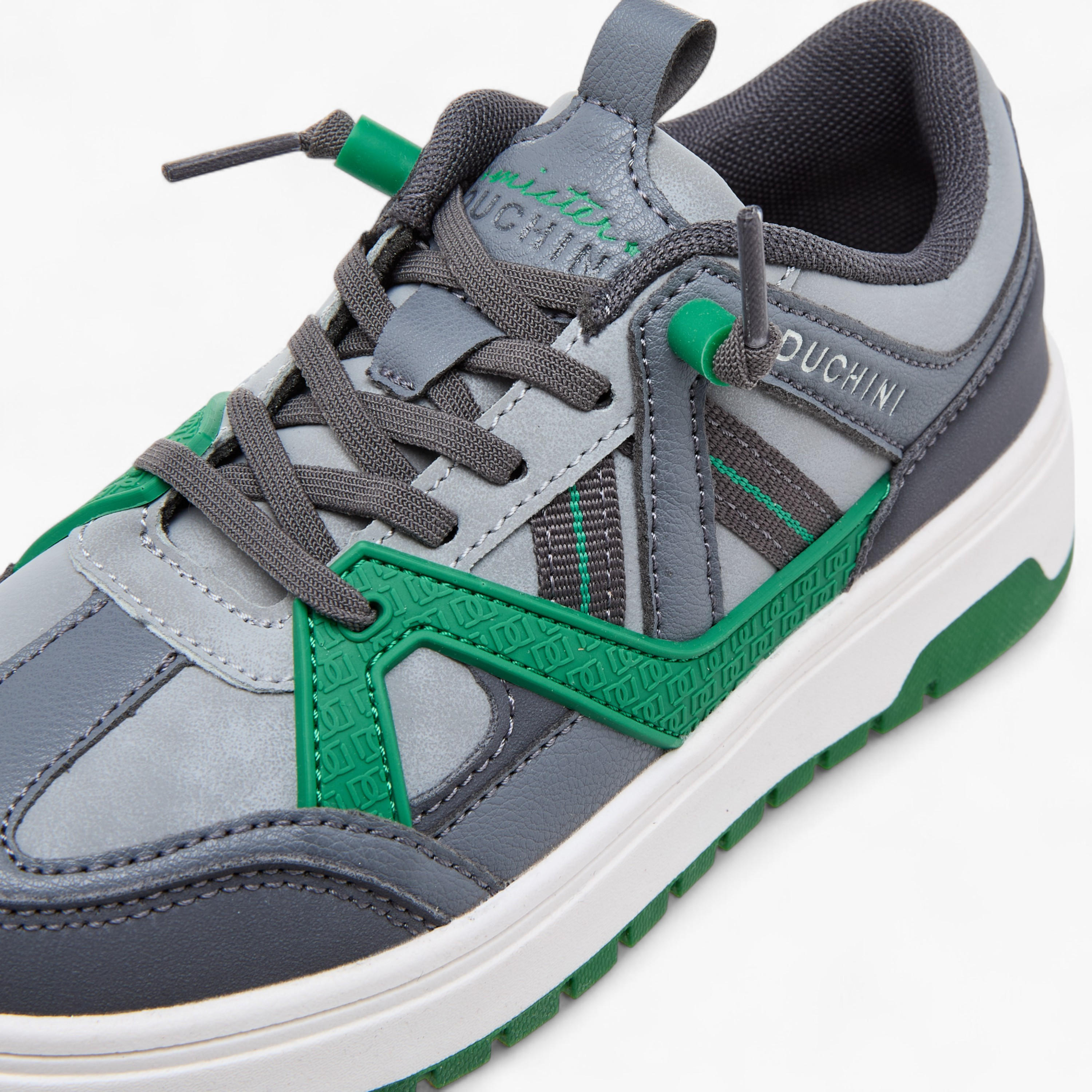Mister Duchini Panelled Lace-Up Sneakers-boys-shoes-sneakers-image-4
