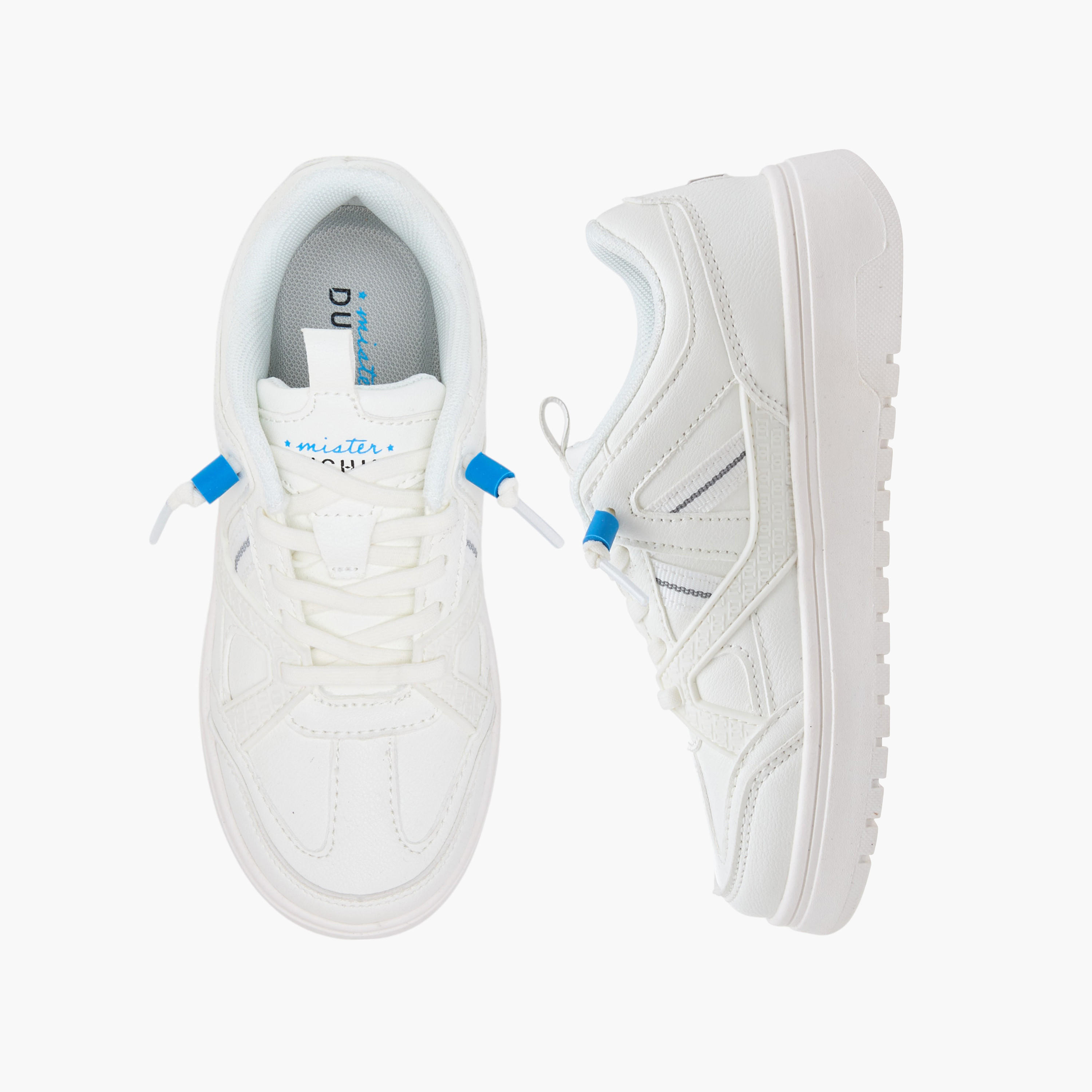 Mister Duchini Panelled Lace-Up Sneakers-boys-shoes-sneakers-image-1