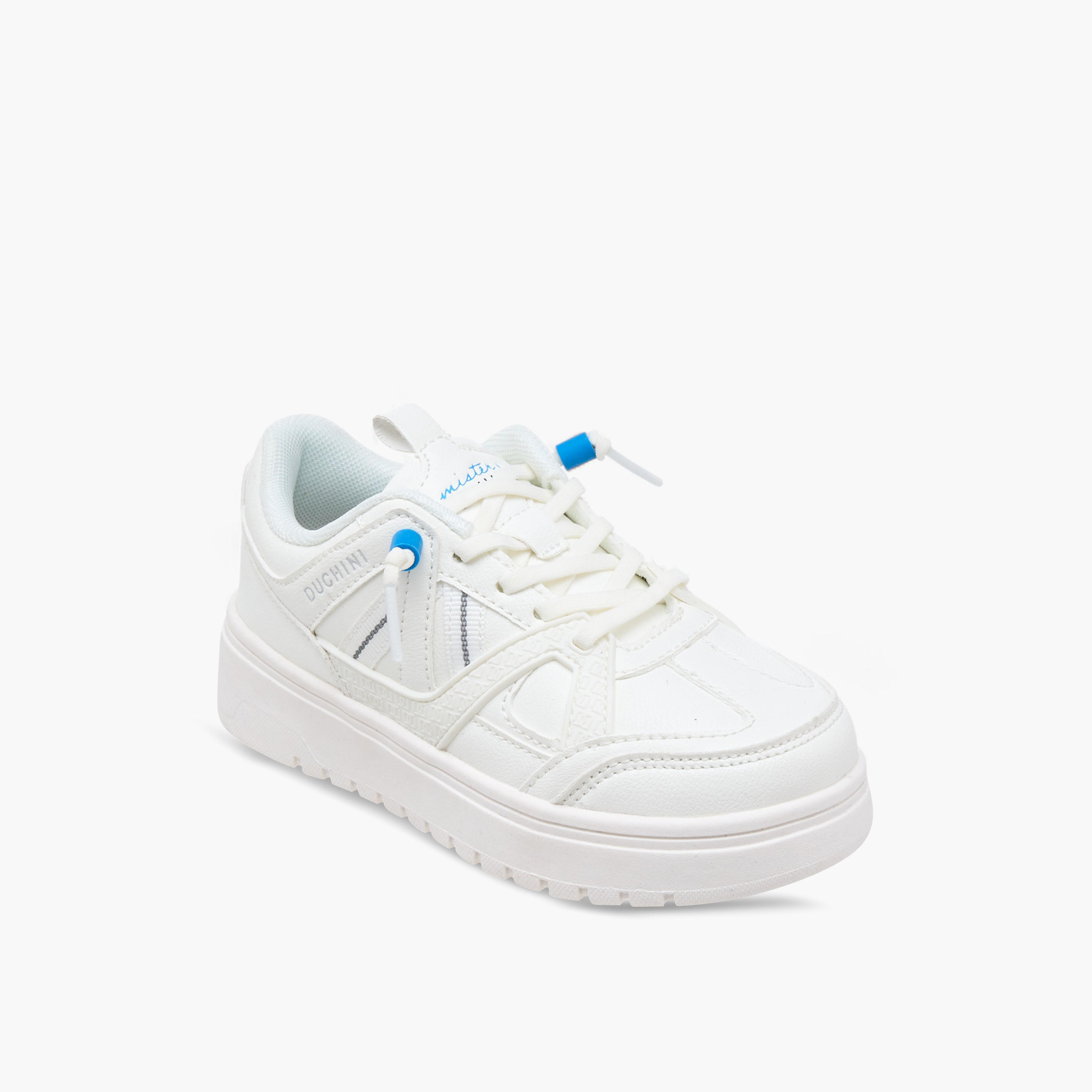 Mister Duchini Panelled Lace-Up Sneakers-boys-shoes-sneakers-image-2