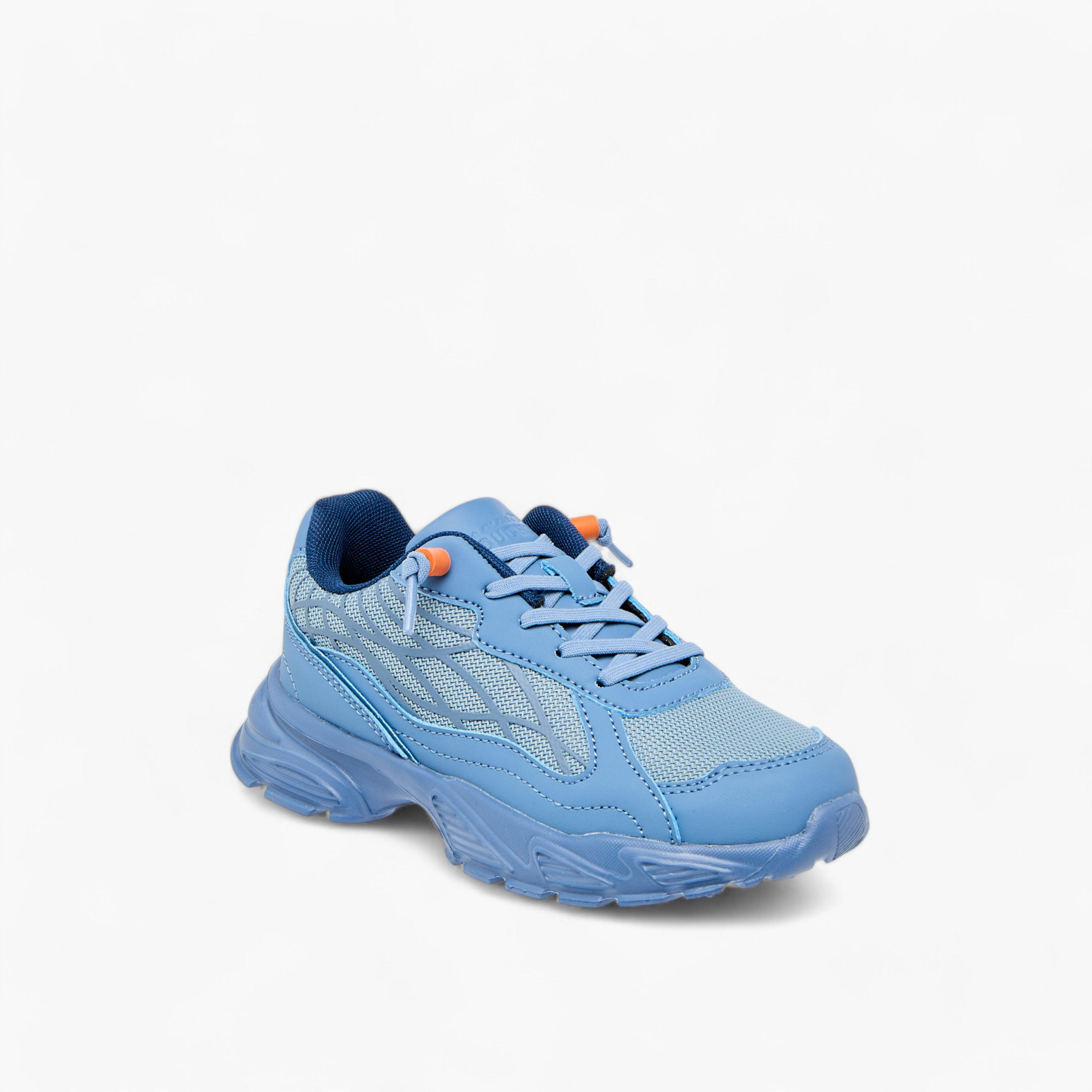 Mister Duchini Textured Sneakers with Lace-Up Closure-boys-shoes-sneakers-image-2
