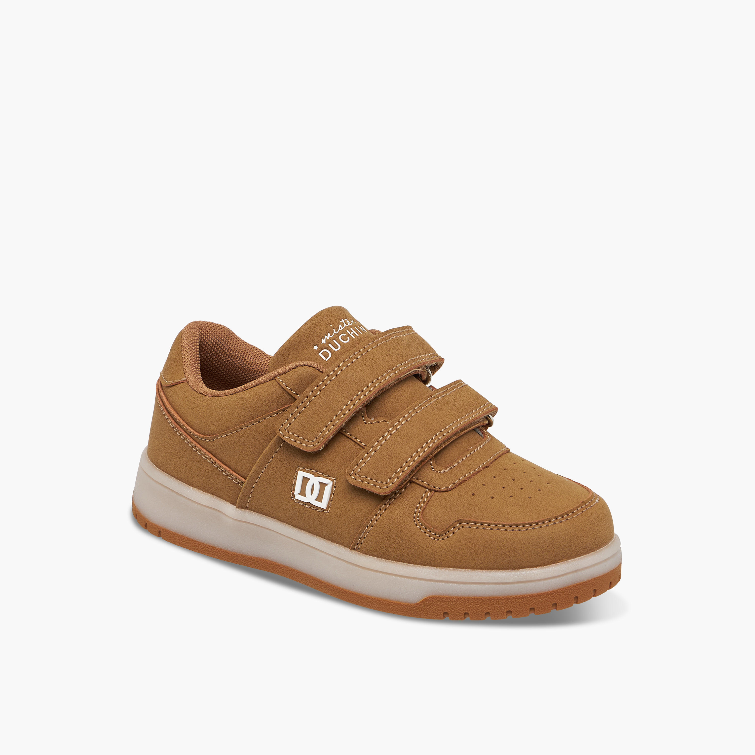 Mister Duchini Panelled Sneakers with Hook and Loop Closure-boys-shoes-sneakers-image-2