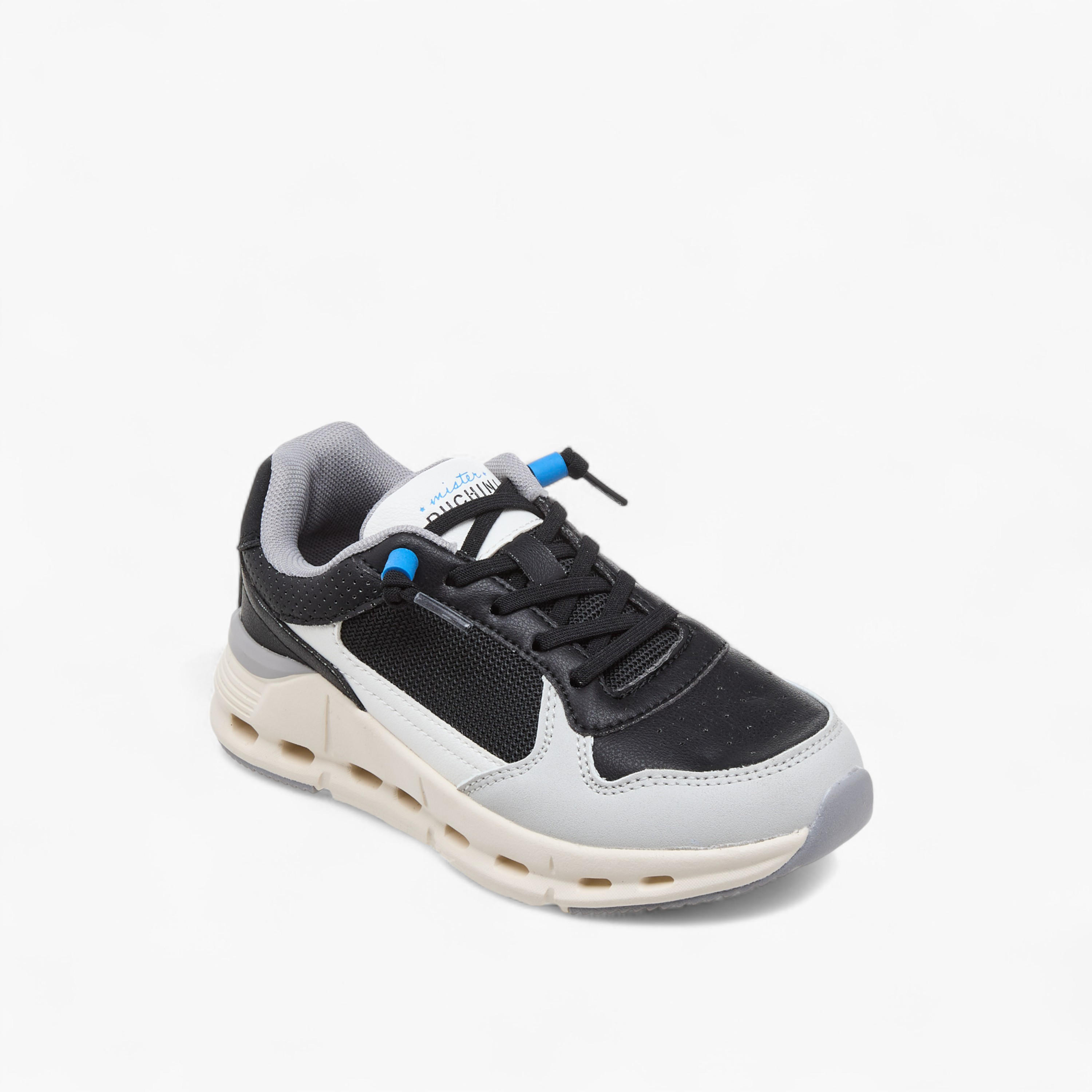 Mister Duchini Panelled Lace-Up Sneakers-boys-shoes-sneakers-image-2