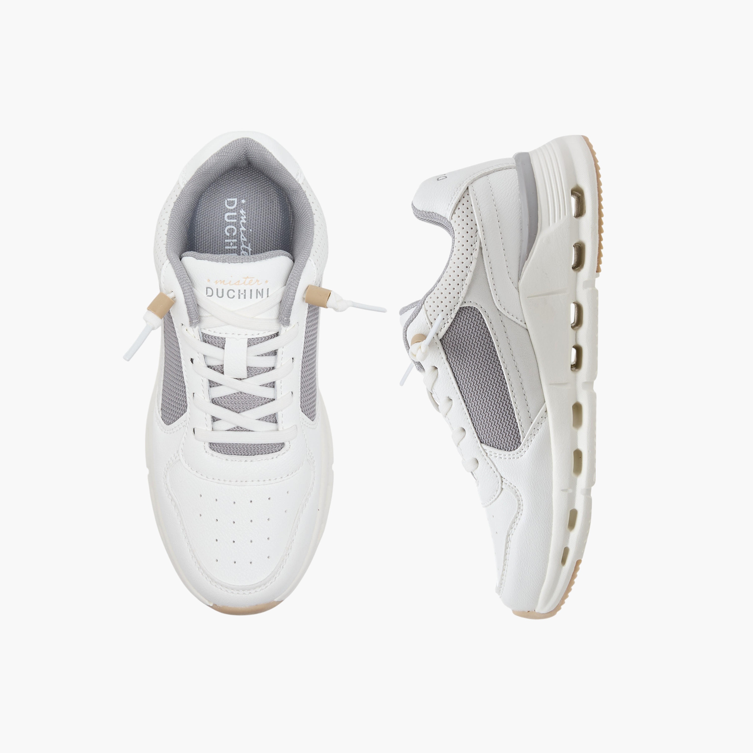 Mister Duchini Panelled Lace-Up Sneakers-boys-shoes-sneakers-image-1