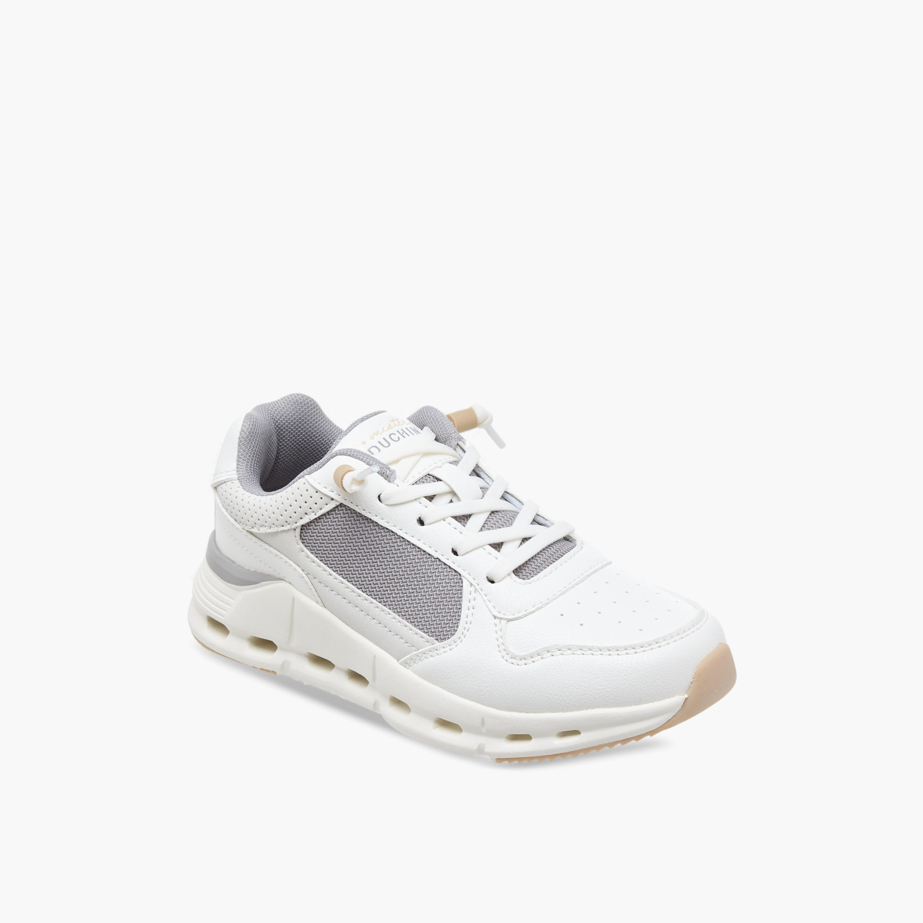 Mister Duchini Panelled Lace-Up Sneakers-boys-shoes-sneakers-image-2