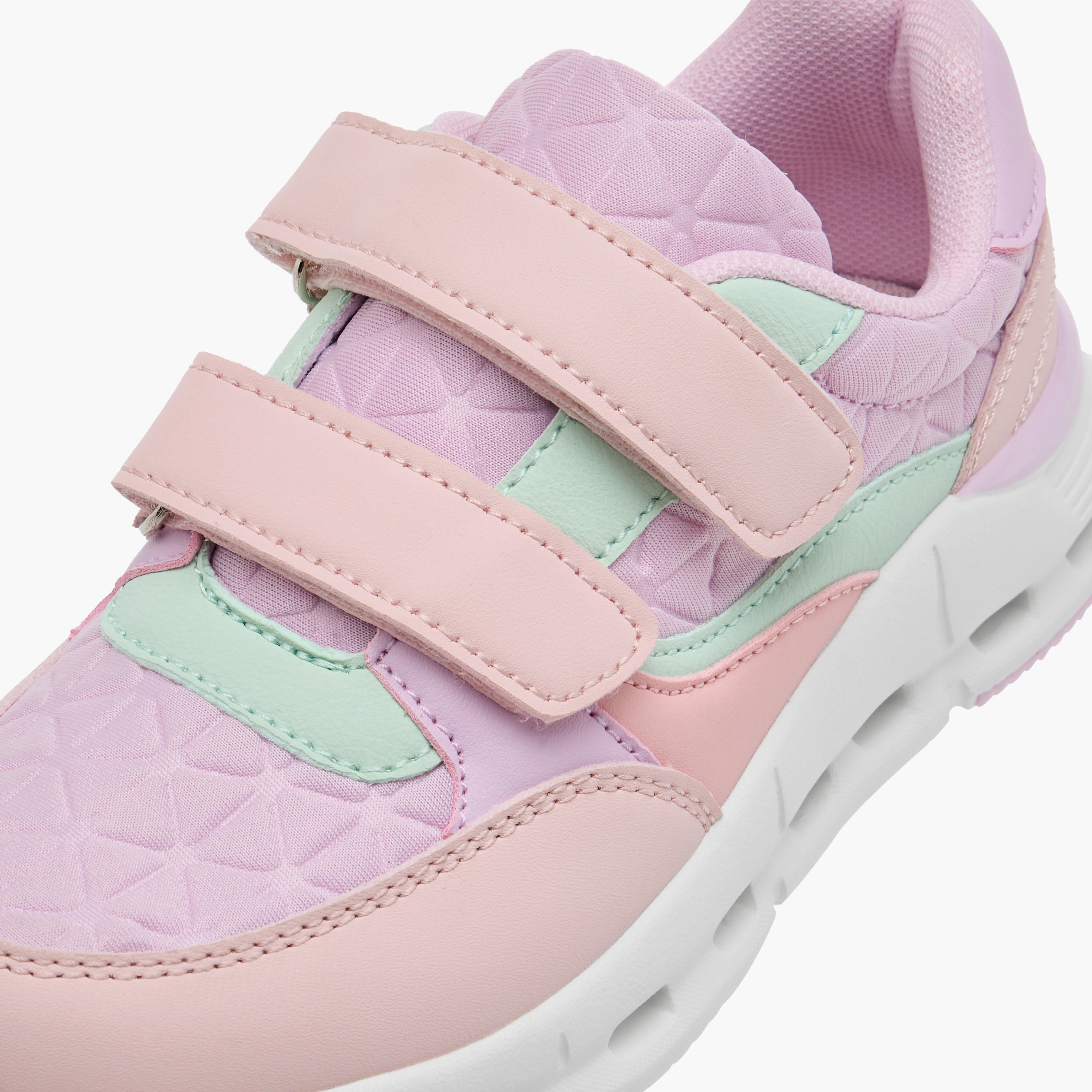 حذاء سنيكرز متعدد التصاميم بشريط إغلاق لاصق من ليتل ميسي-girls-shoes-sneakers-image-4