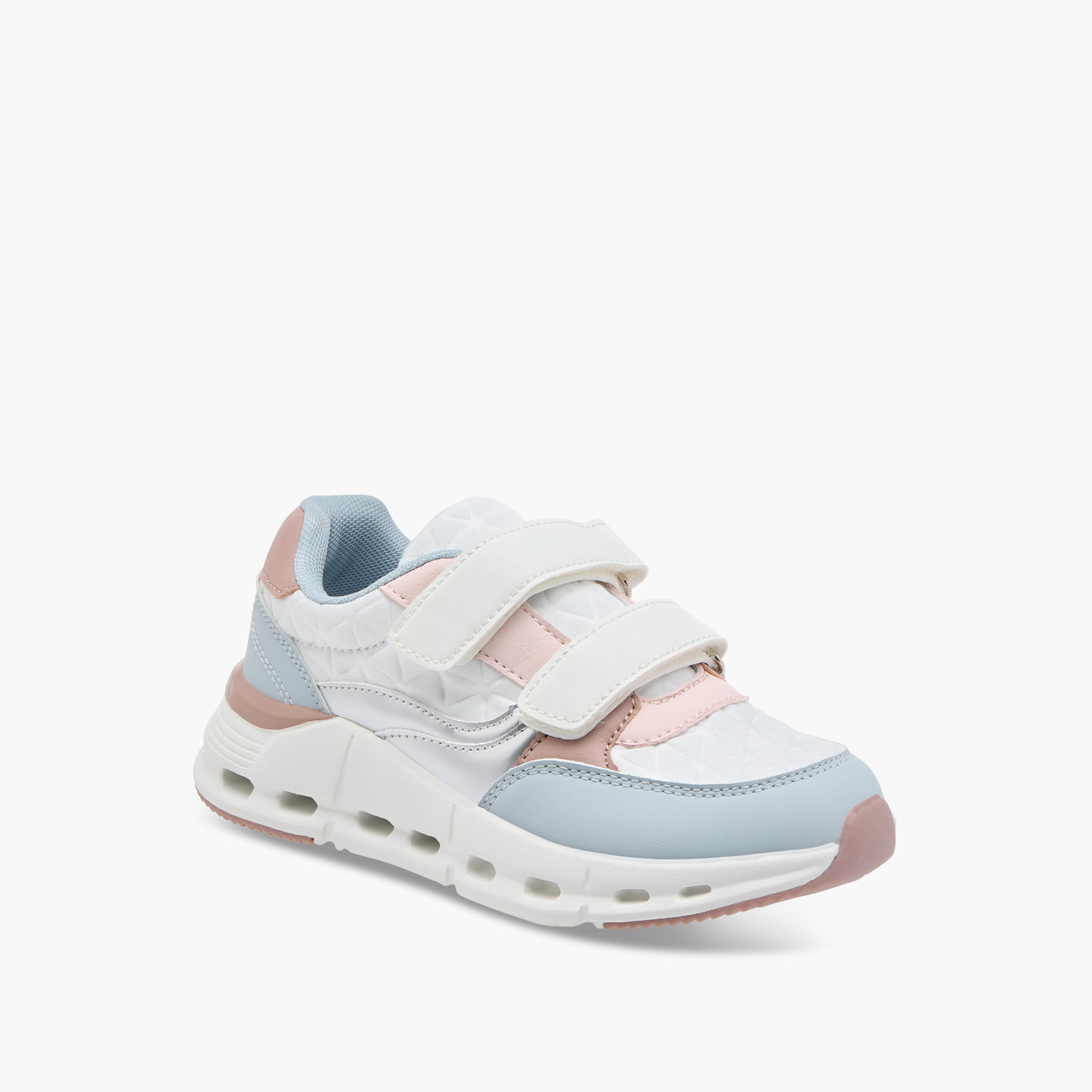 حذاء سنيكرز متعدد التصاميم بشريط إغلاق لاصق من ليتل ميسي-girls-shoes-sneakers-image-7