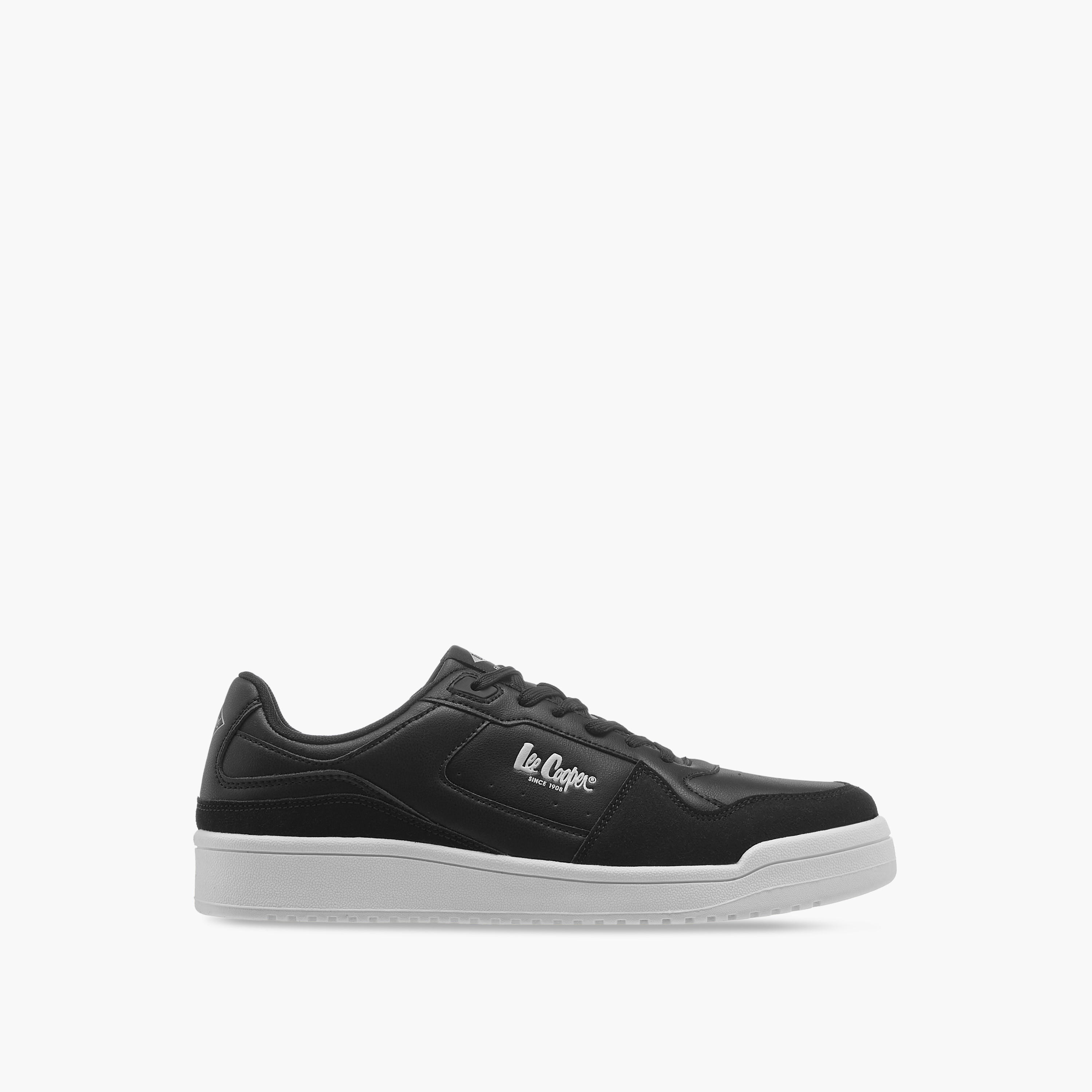 Lee Cooper Men's Panelled Lace-Up Sneakers-men-shoes-sneakers-image-3