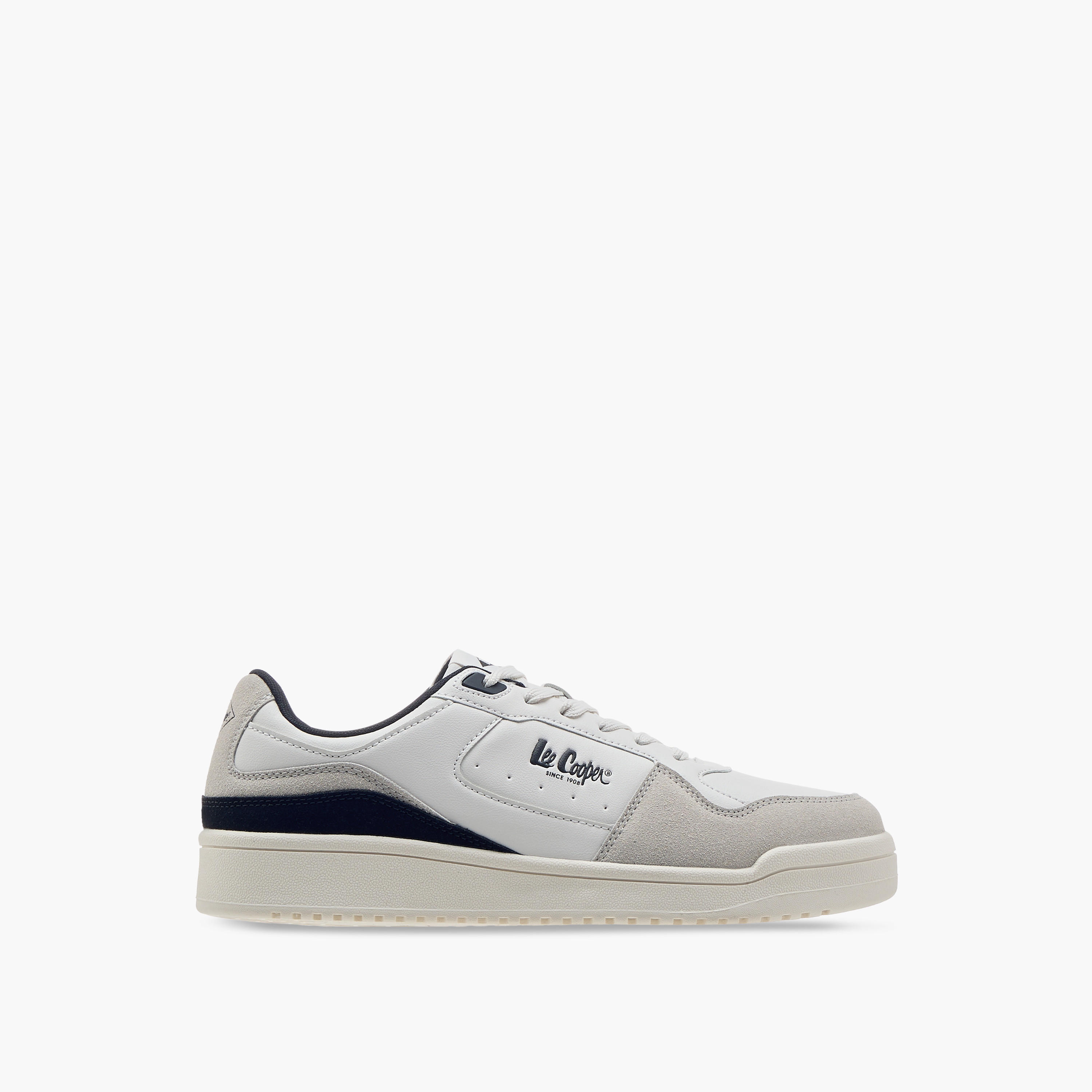 Lee Cooper Men's Panelled Lace-Up Sneakers-men-shoes-sneakers-image-3