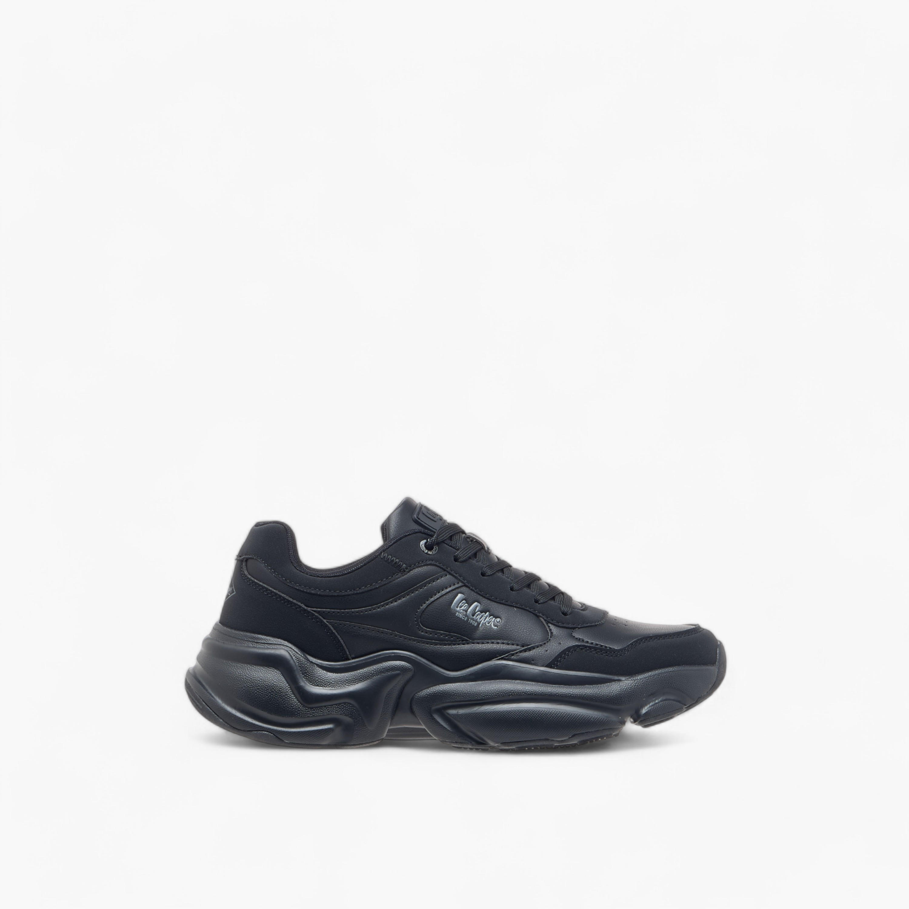 Lee Cooper Men's Panelled Lace-Up Sneakers-men-shoes-sneakers-image-3