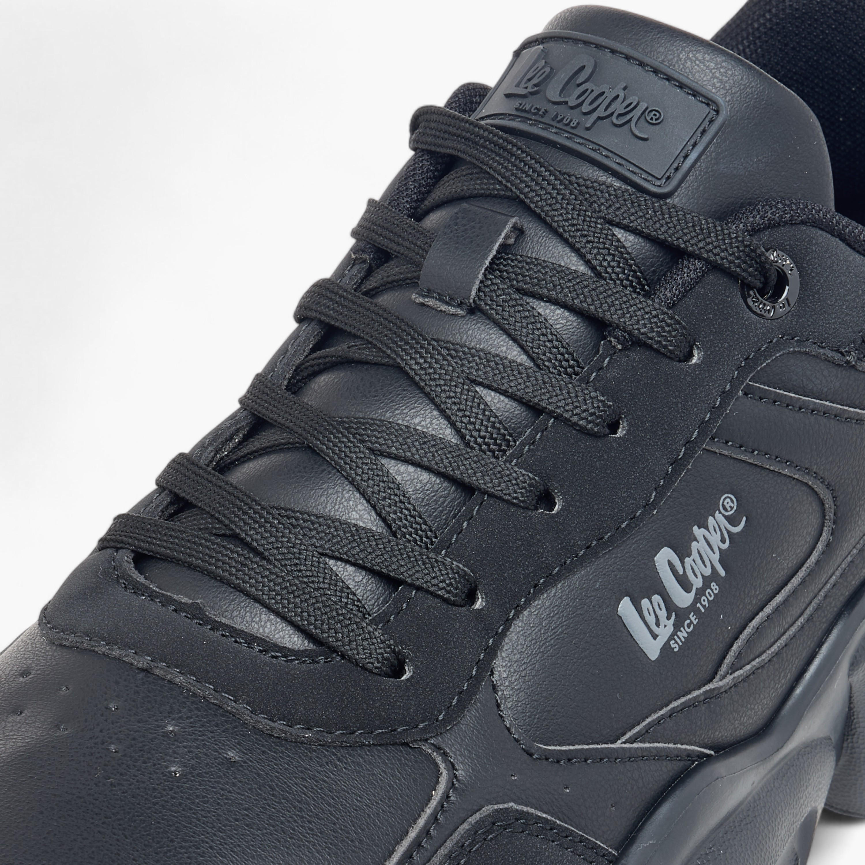 Lee Cooper Men's Panelled Lace-Up Sneakers-men-shoes-sneakers-image-4