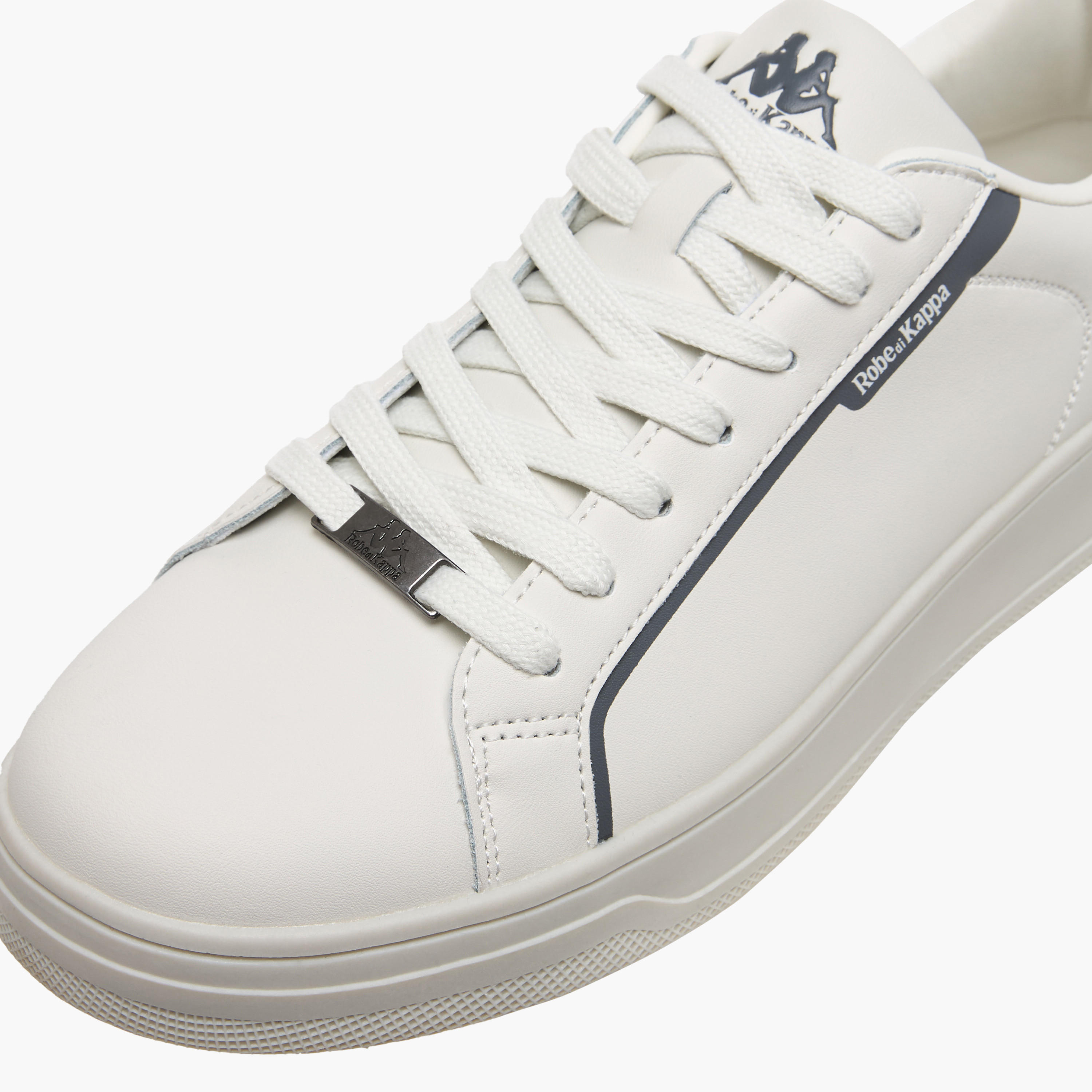 Kappa Men Lace-Up Leather Ankle Sneakers-men-shoes-sneakers-image-4