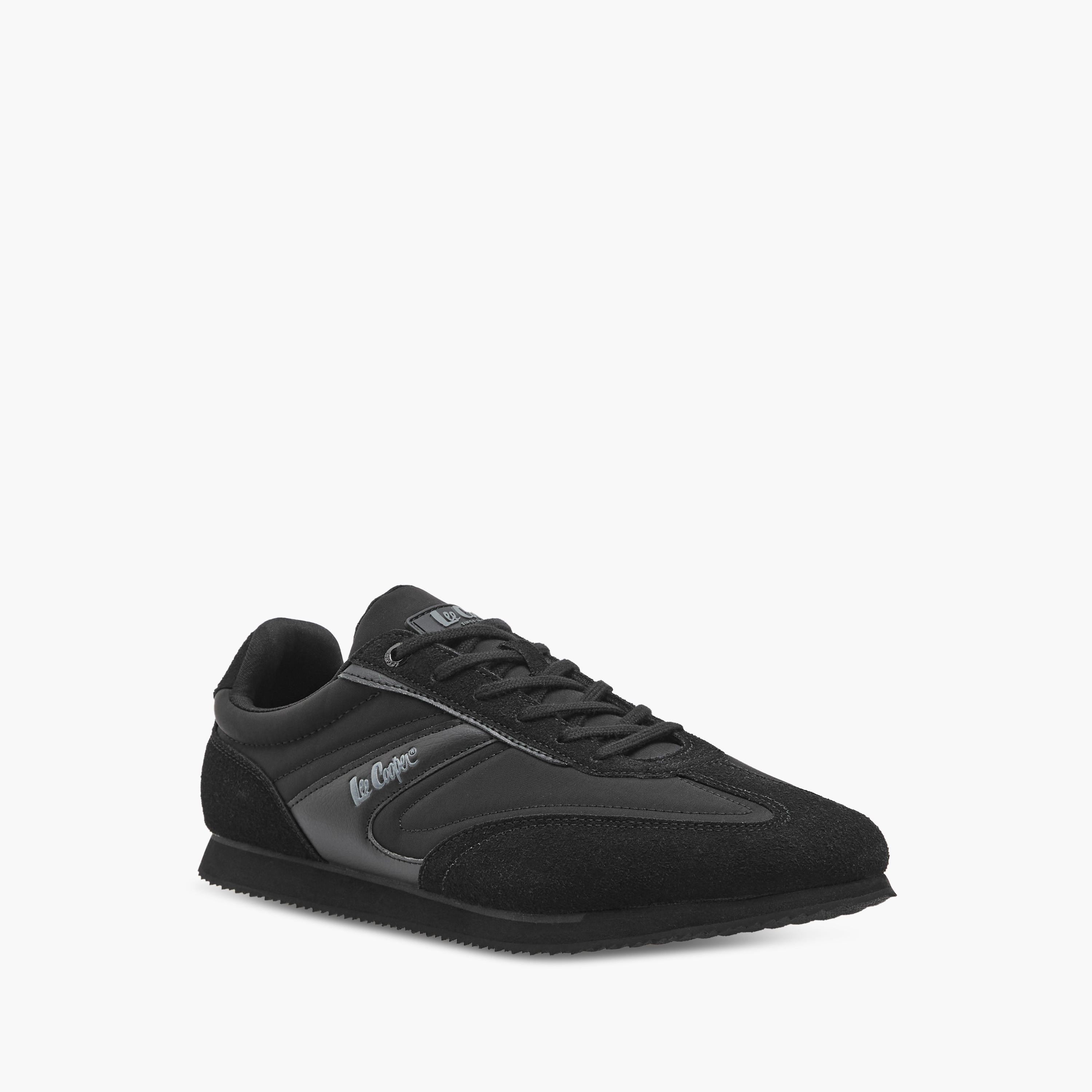 Lee Cooper Men's Colourblock Shoes with Lace-Up Closure-men-shoes-sneakers-image-2