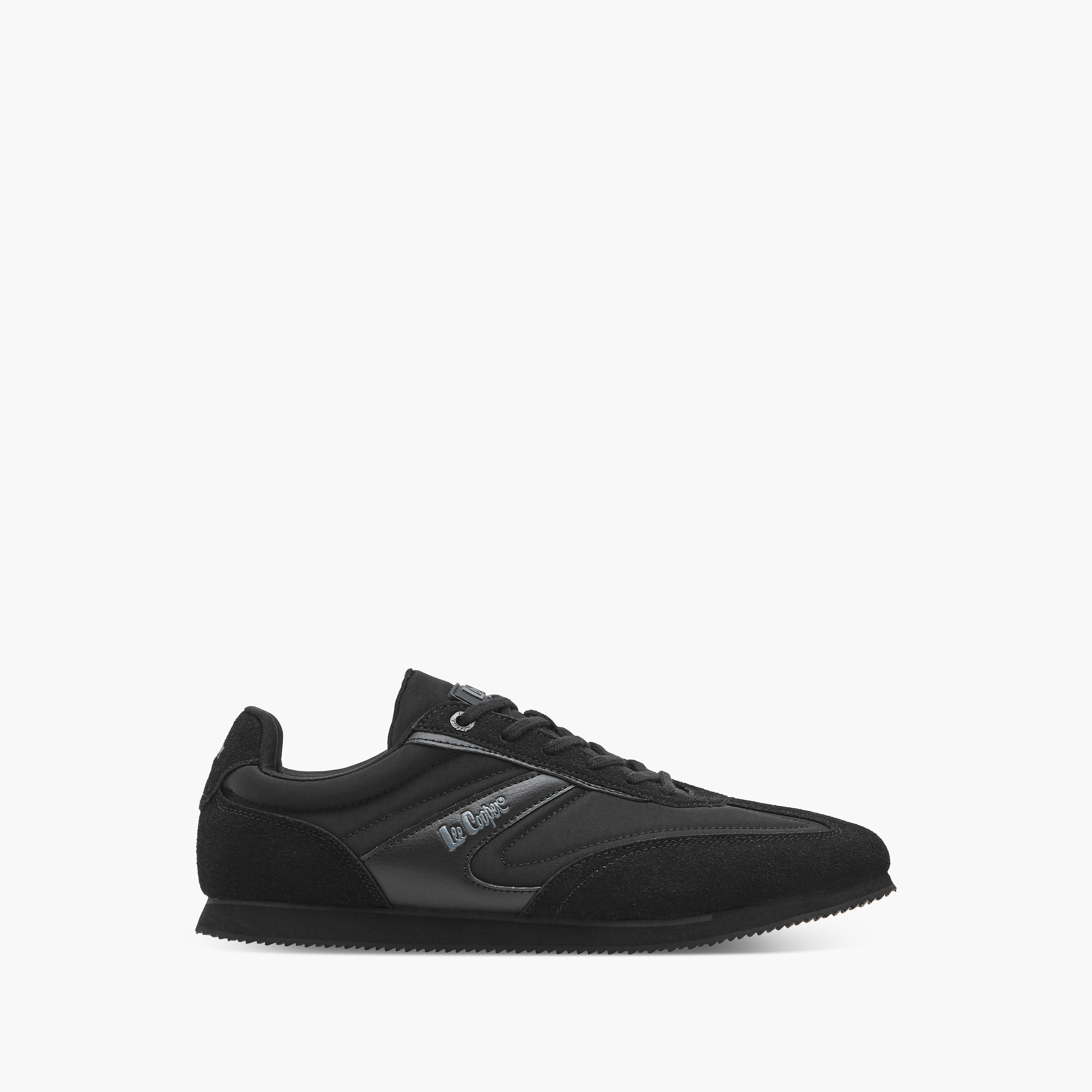 Lee Cooper Men's Colourblock Shoes with Lace-Up Closure-men-shoes-sneakers-image-3