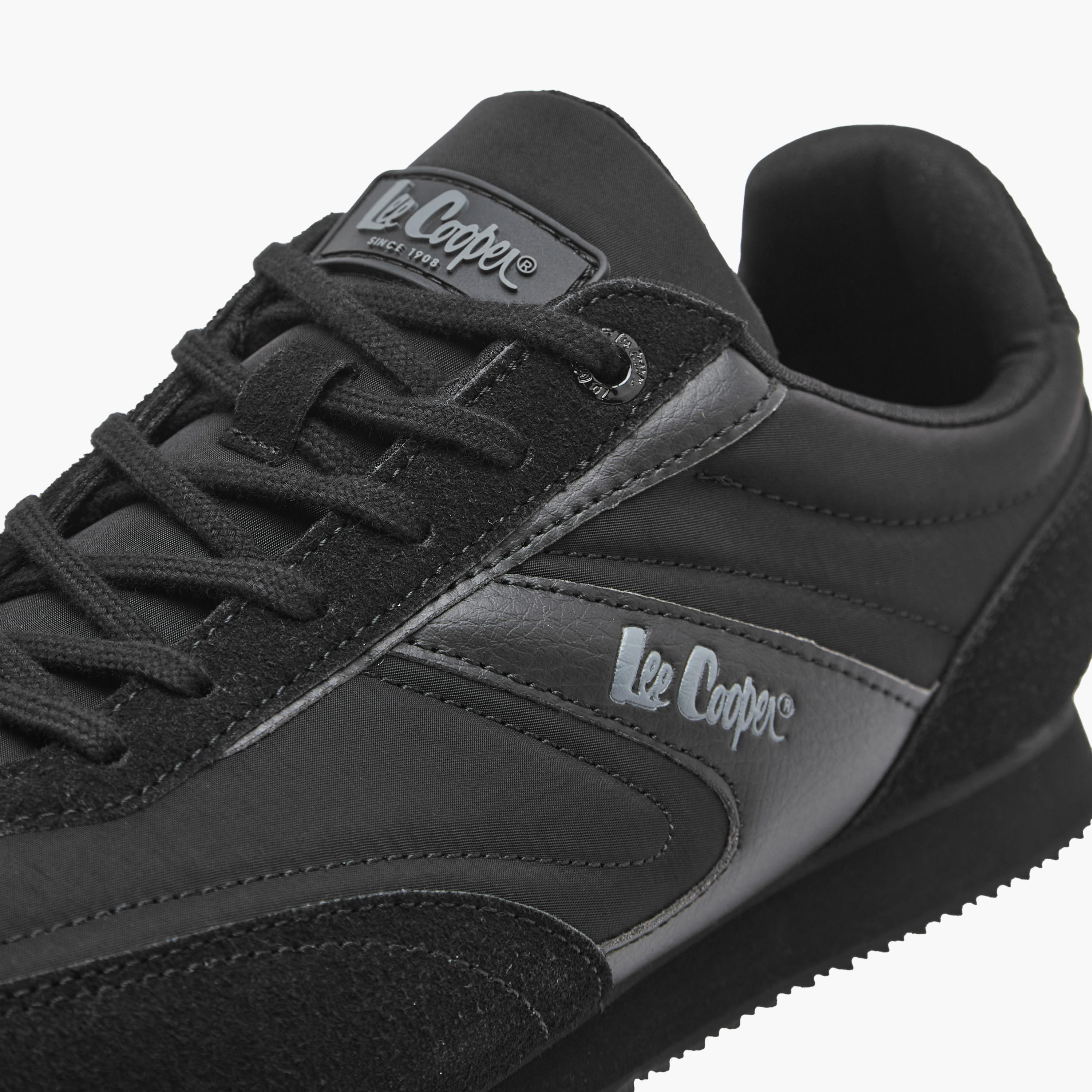 Lee Cooper Men's Colourblock Shoes with Lace-Up Closure-men-shoes-sneakers-image-9