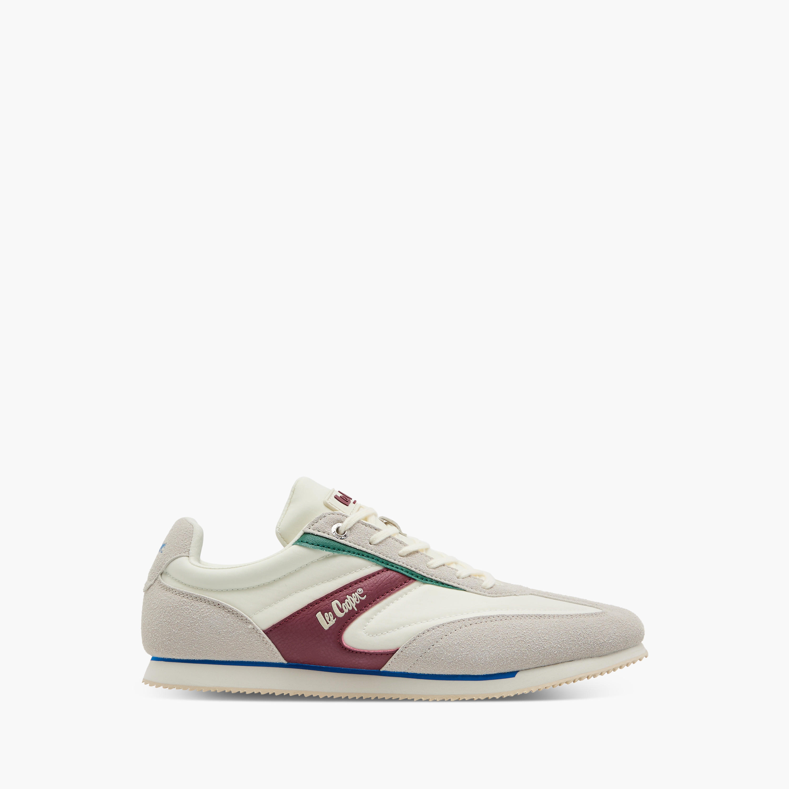 Lee Cooper Men's Colourblock Shoes with Lace-Up Closure-men-shoes-sneakers-image-3