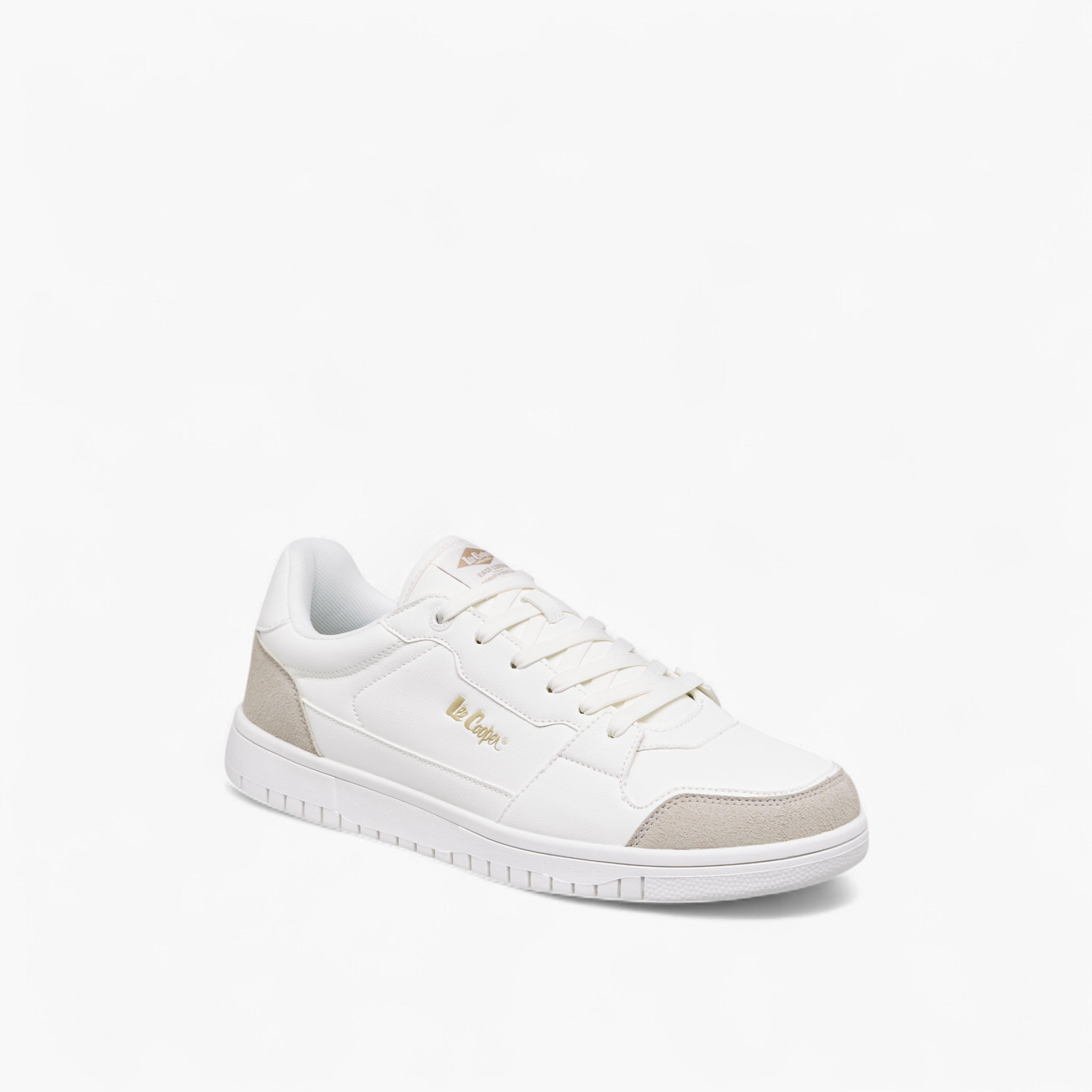 Lee Cooper Men's Panelled Sneakers with Lace-Up Closure-men-shoes-sneakers-image-2
