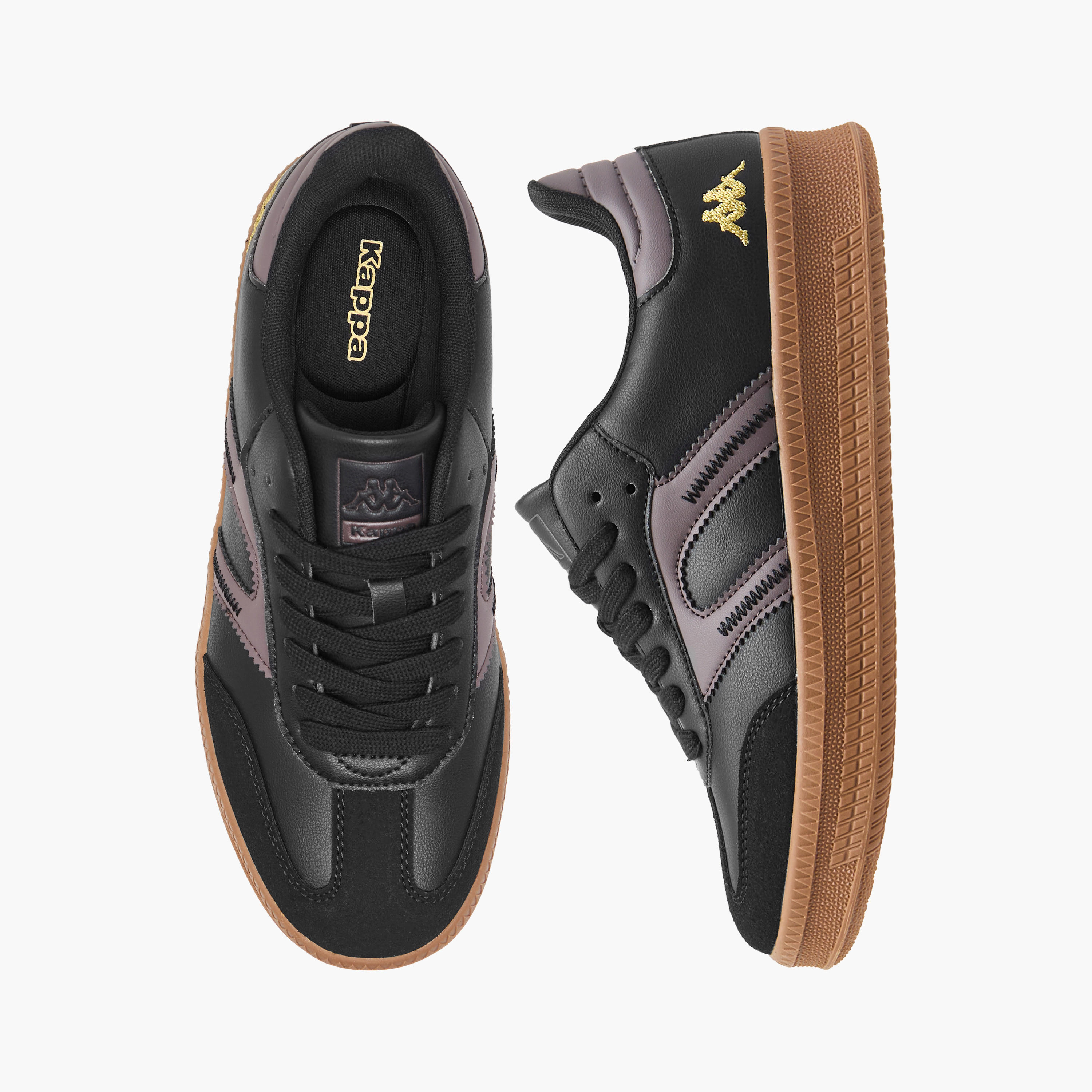 Kappa Women's Panelled Sneakers with Lace-Up Closure-women-shoes-sneakers-image-1