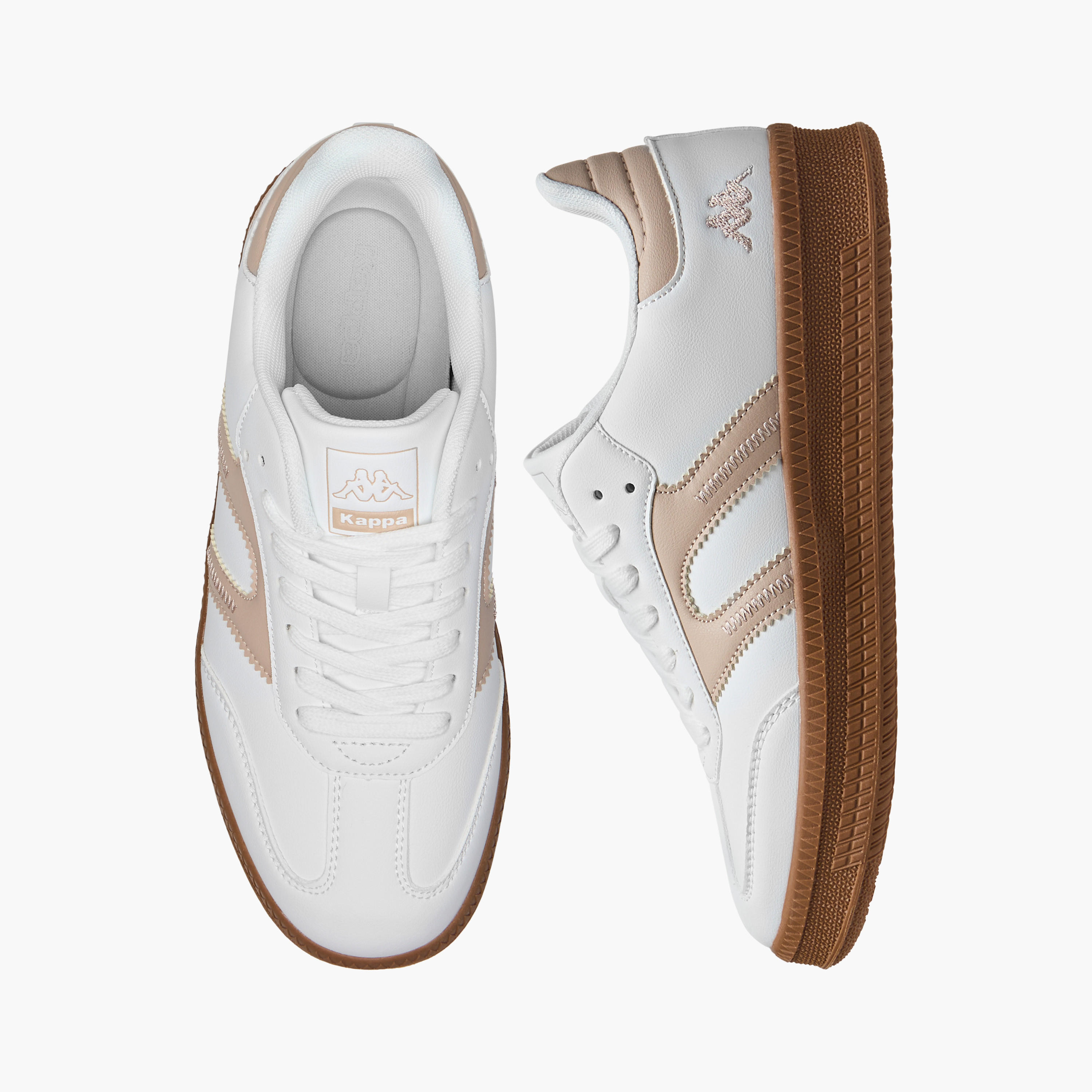 Kappa Women's Panelled Sneakers with Lace-Up Closure-women-shoes-sneakers-image-1