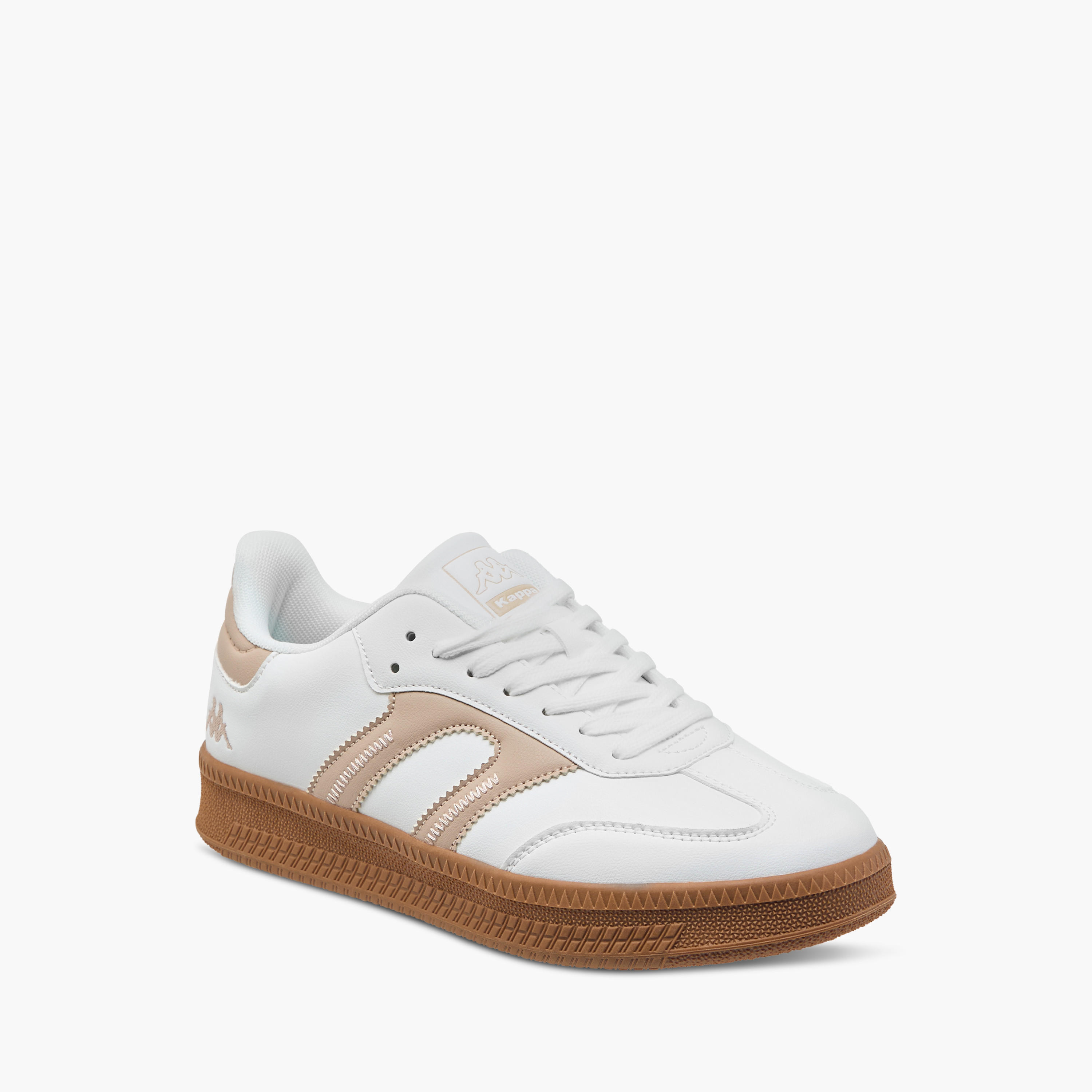 Kappa Women's Panelled Sneakers with Lace-Up Closure-women-shoes-sneakers-image-2