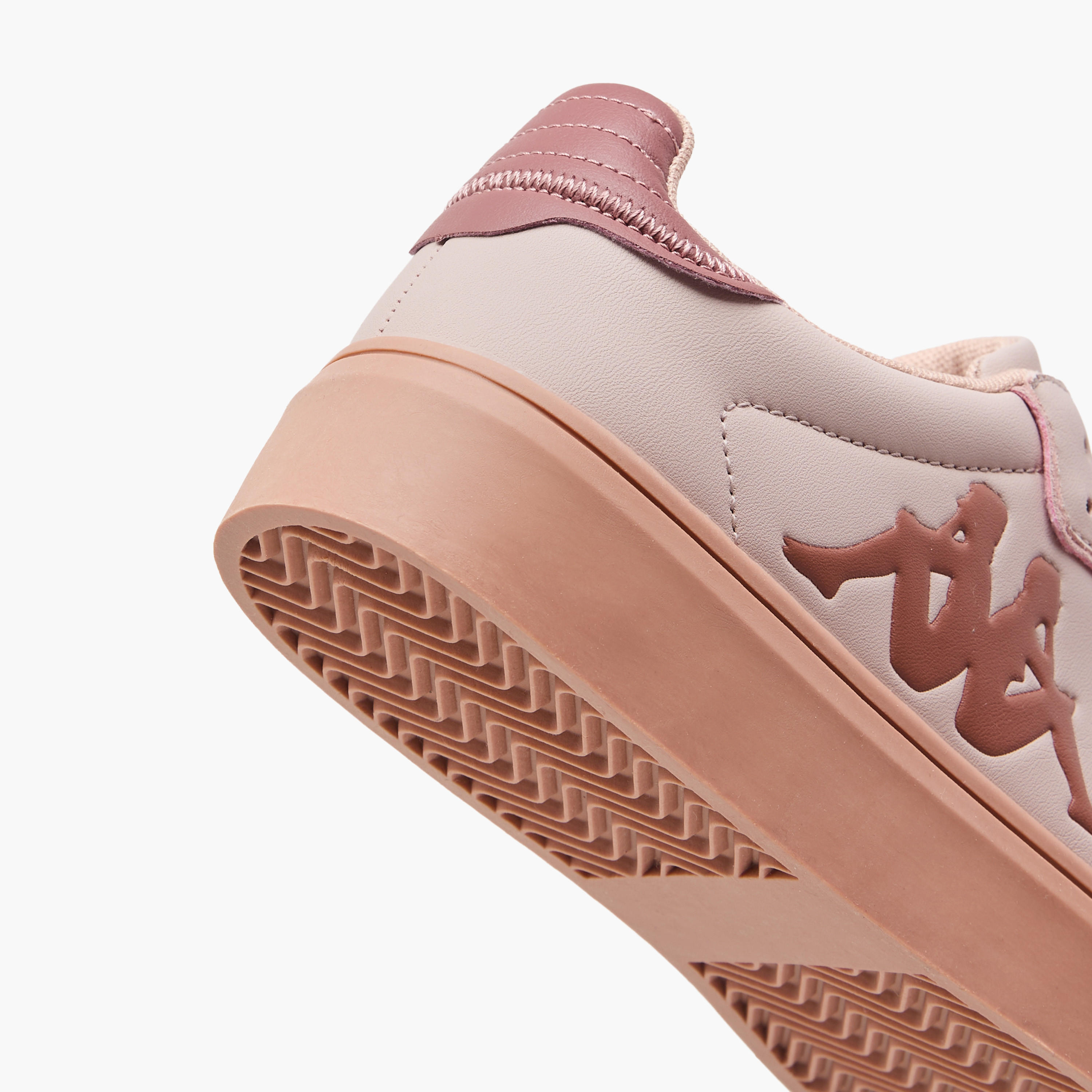 Kappa Women's Logo Embossed Sneakers with Lace-Up Closure-women-shoes-sneakers-image-5