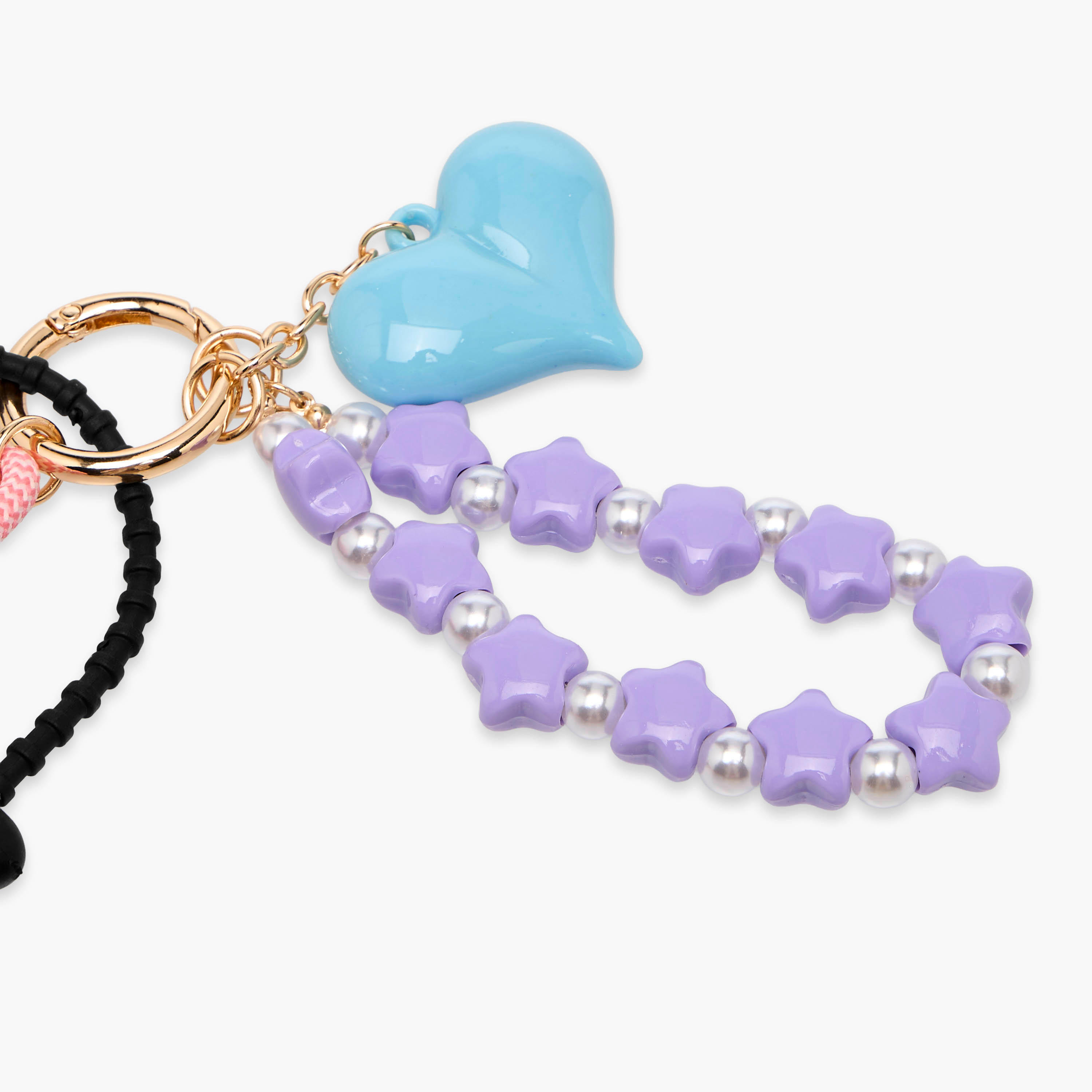 Flora Bella Heart Charm Keychain-women-clothingaccessories-novelties-image-4