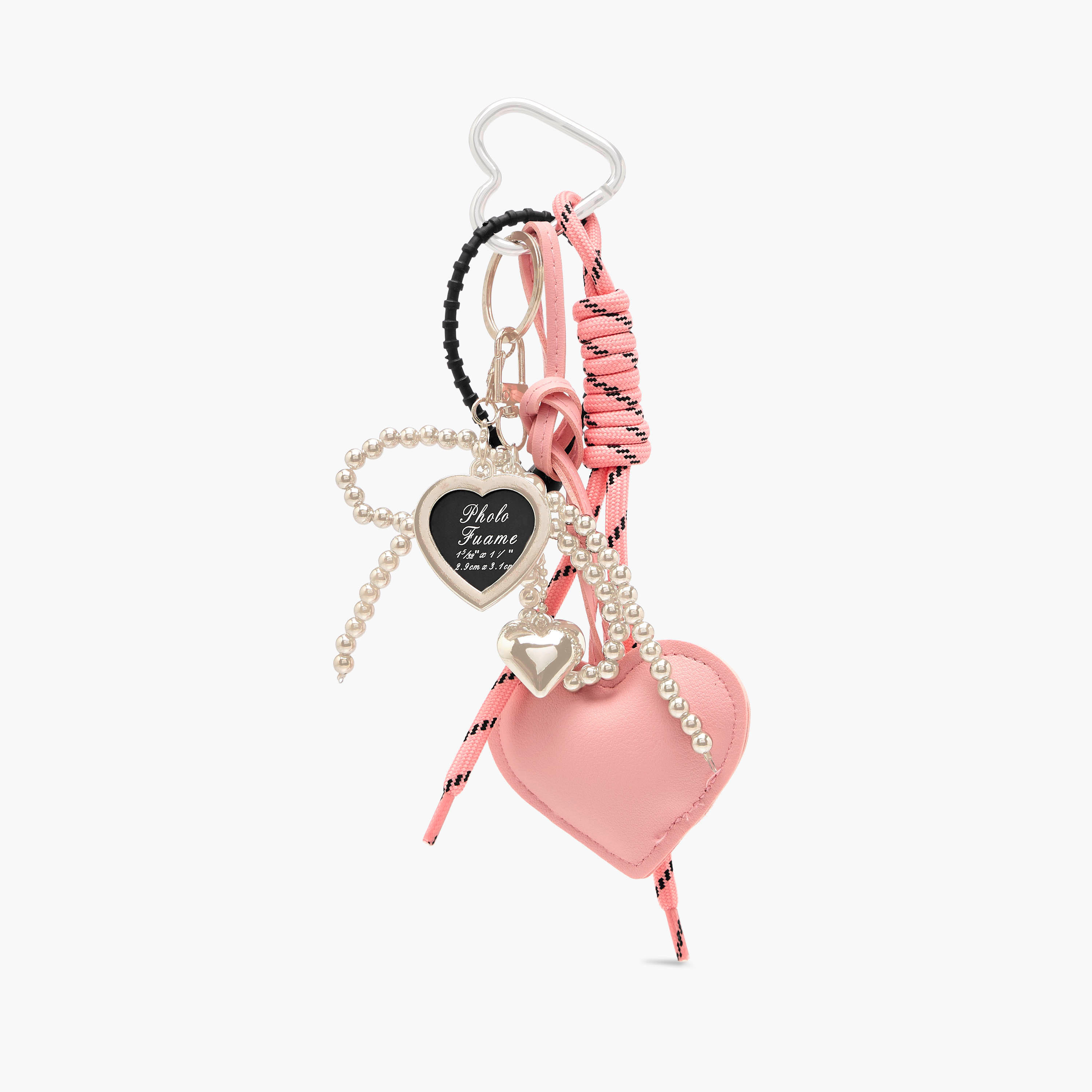 Flora Bella Heart Charm Keychain-women-clothingaccessories-novelties-image-1