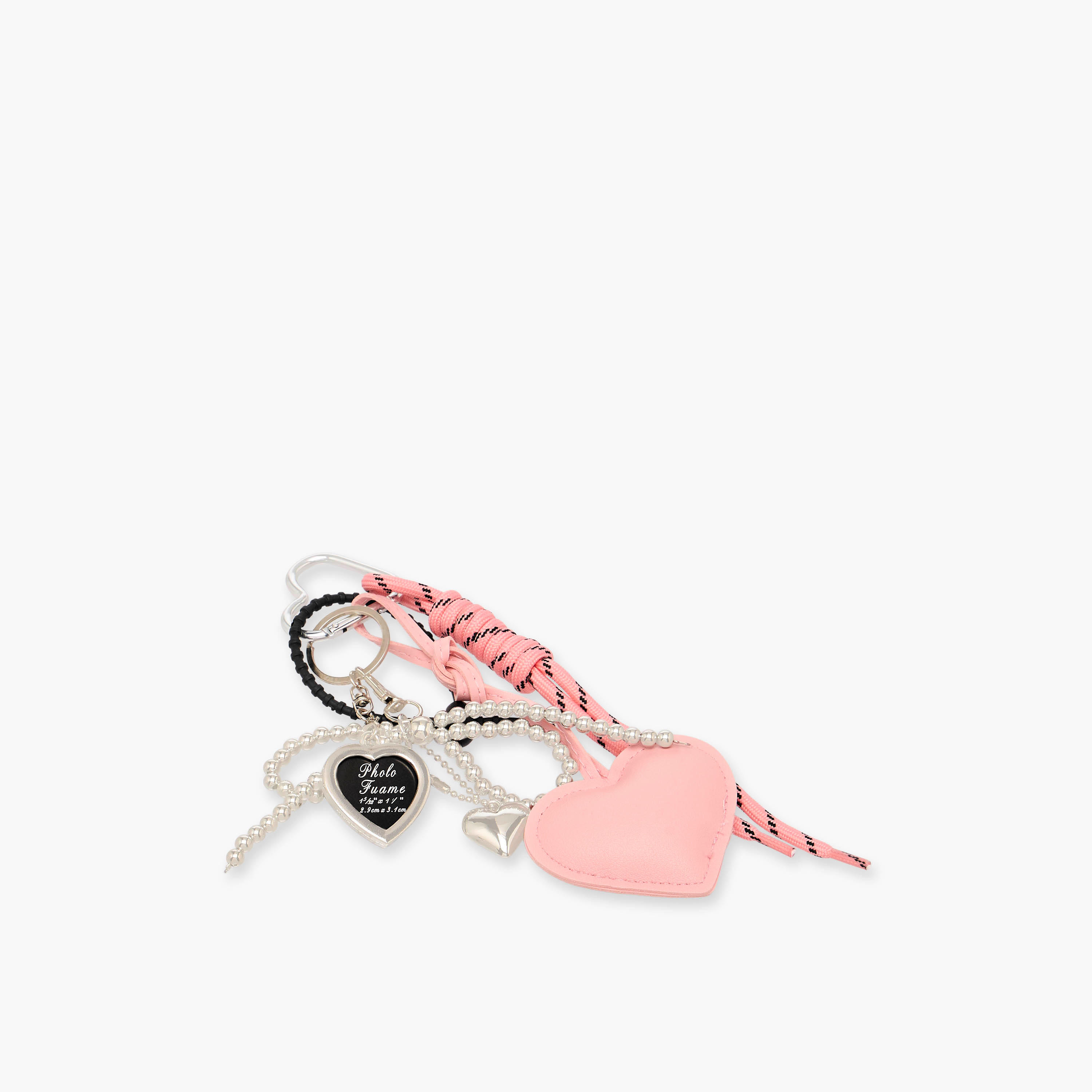 Flora Bella Heart Charm Keychain-women-clothingaccessories-novelties-image-2