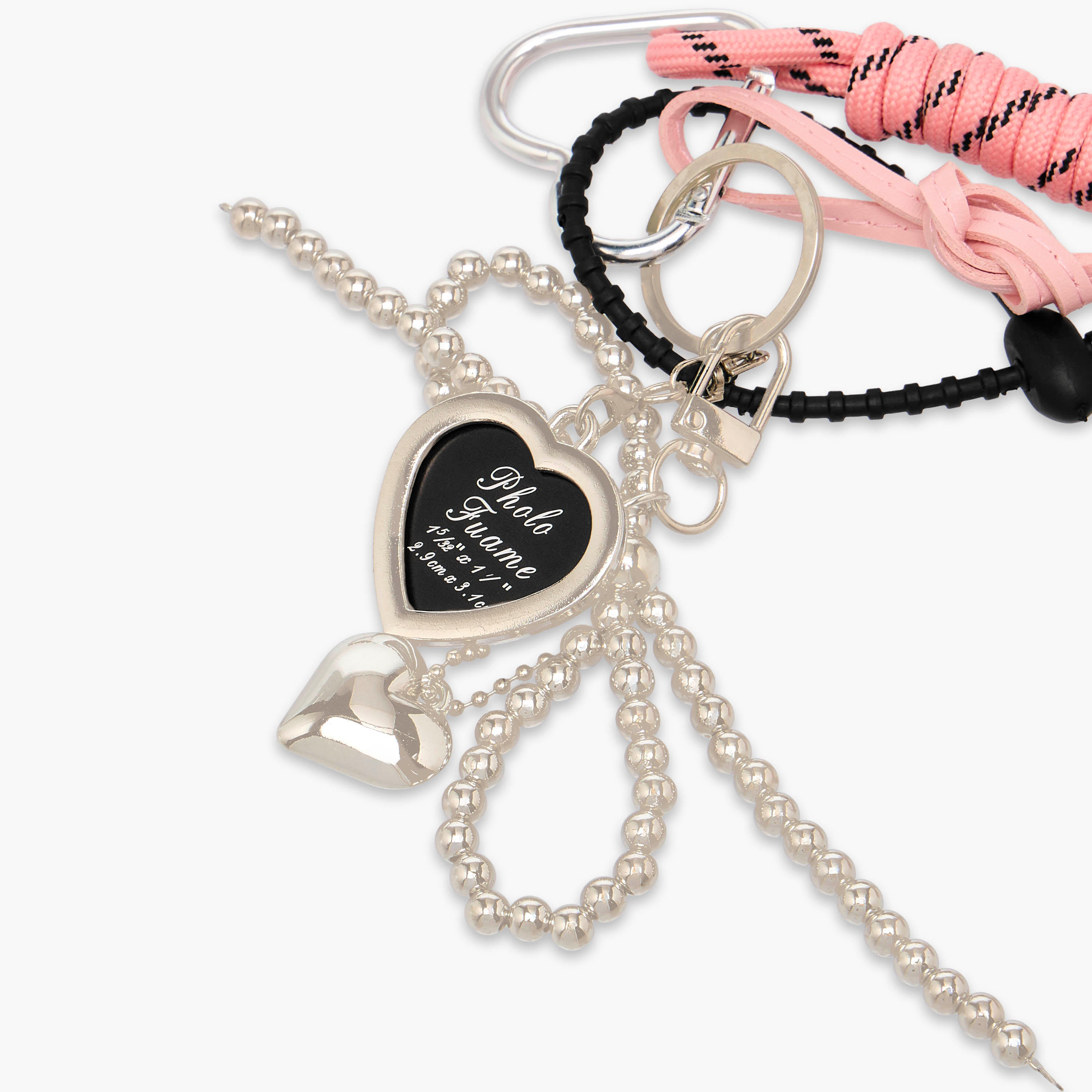 Flora Bella Heart Charm Keychain-women-clothingaccessories-novelties-image-4