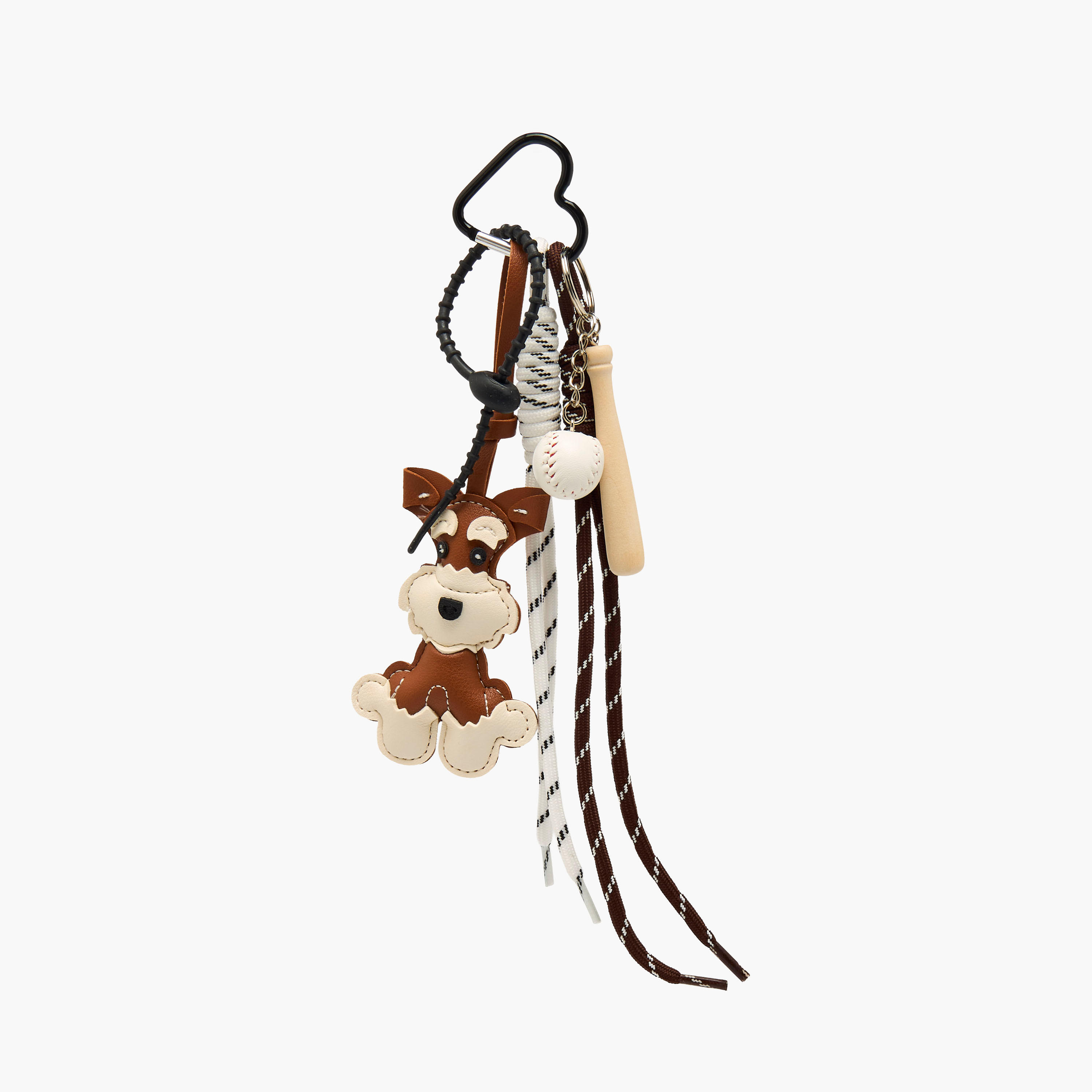 Flora Bella Baseball Dog Charm Keychain-women-clothingaccessories-novelties-image-1