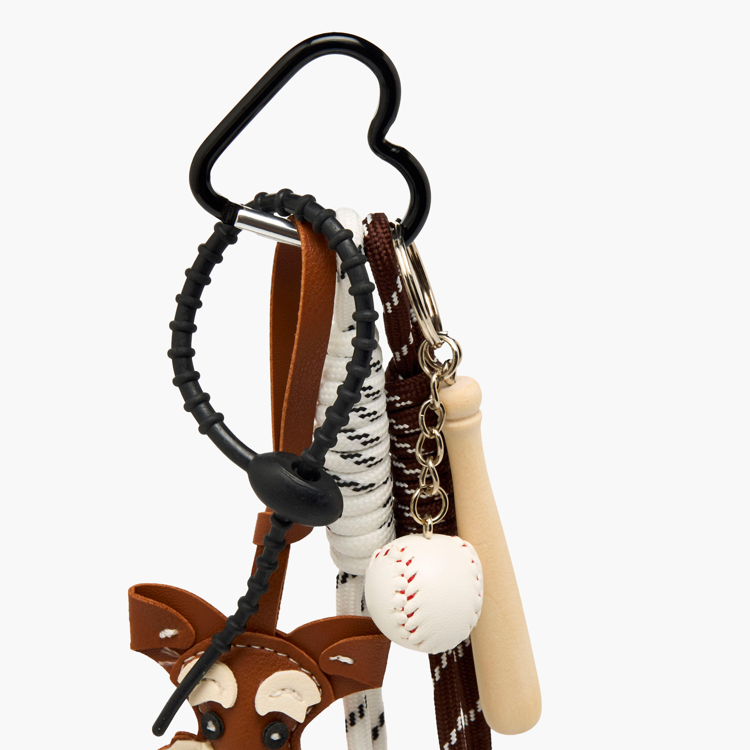 Flora Bella Baseball Dog Charm Keychain-women-clothingaccessories-novelties-image-4