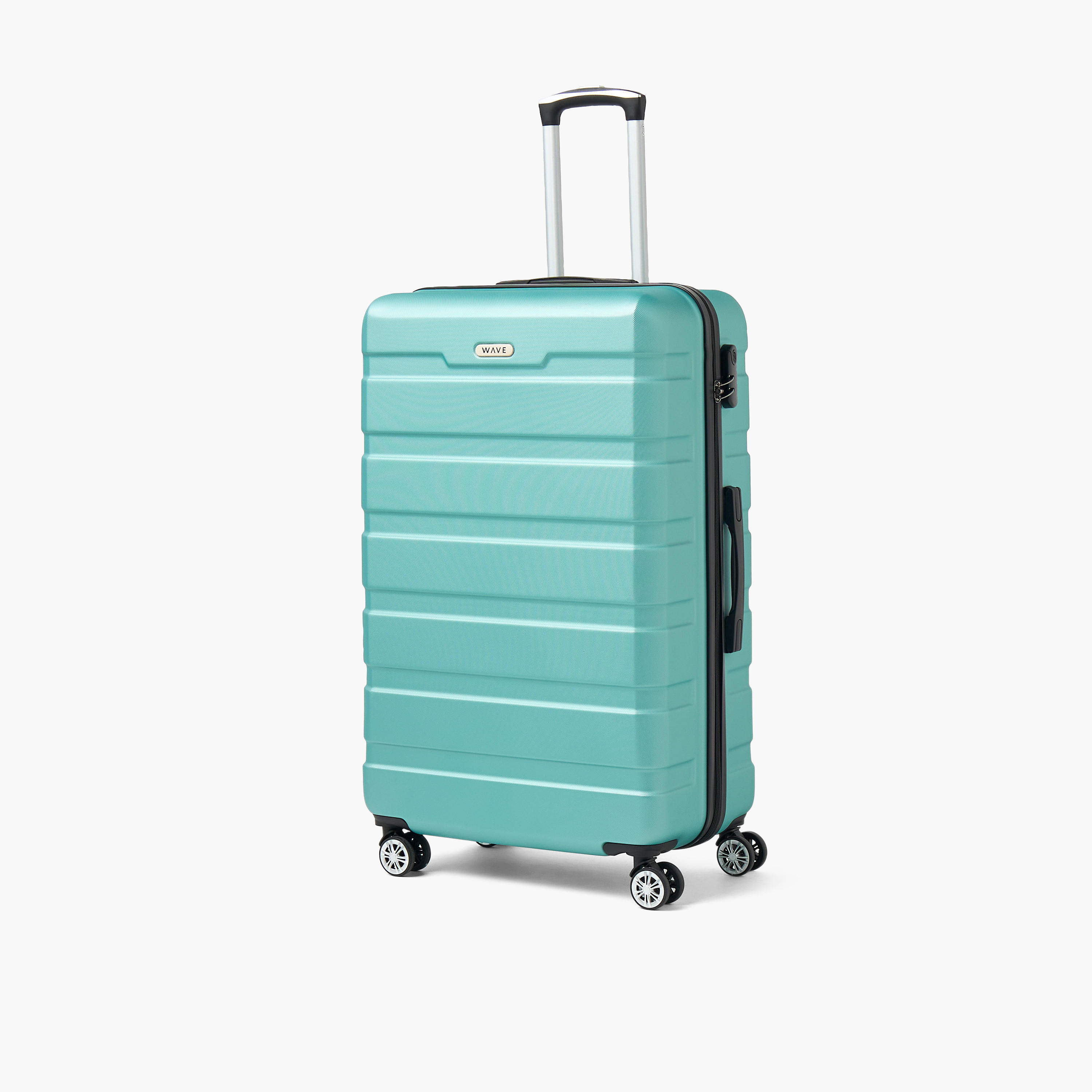 WAVE Textured Hardcase Luggage Trolley with Retractable Handle - 28 inches Check-In Bag-travel-luggagesandbags-luggage-image-1