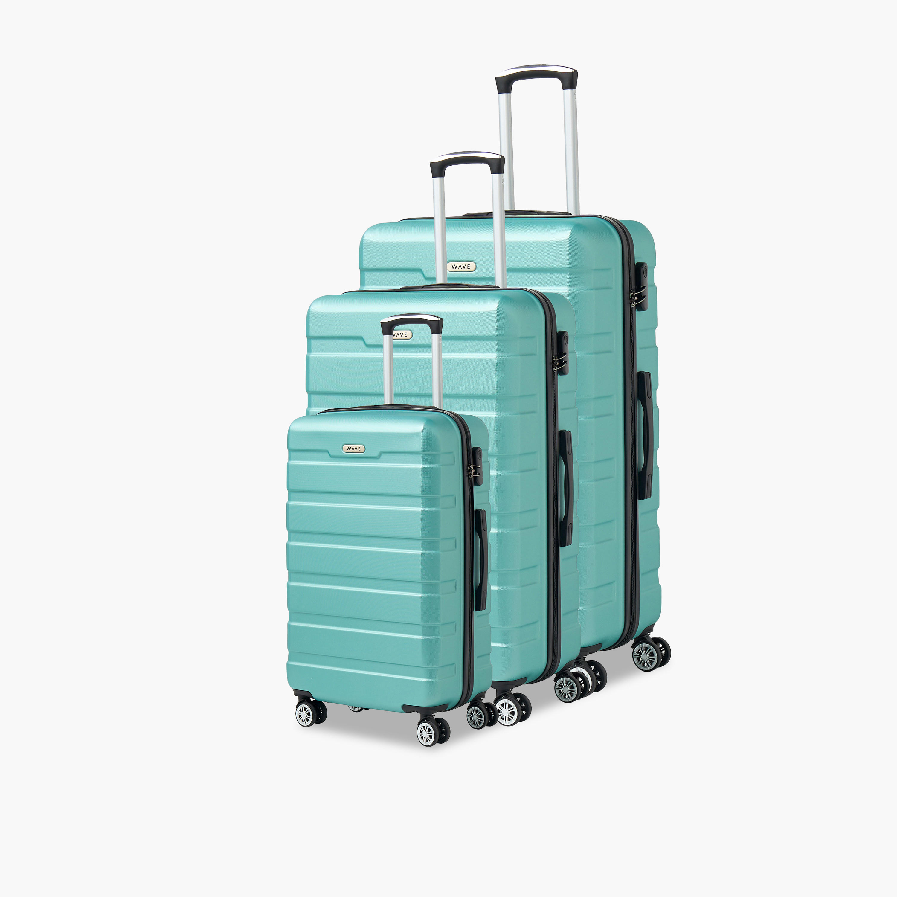 WAVE Textured Hardcase Luggage Trolley with Retractable Handle - 28 inches Check-In Bag-travel-luggagesandbags-luggage-image-10