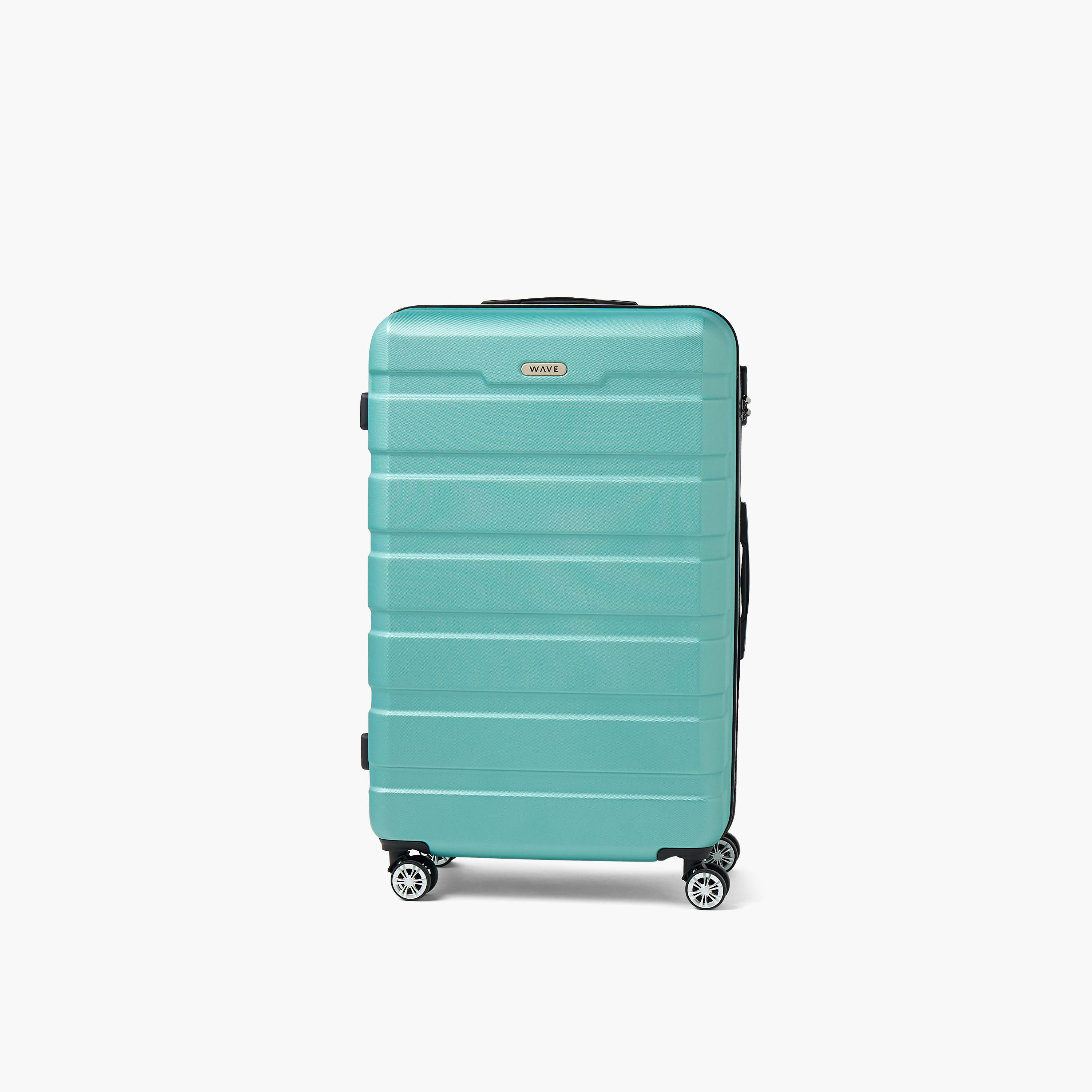 WAVE Textured Hardcase Luggage Trolley with Retractable Handle - 28 inches Check-In Bag-travel-luggagesandbags-luggage-image-2