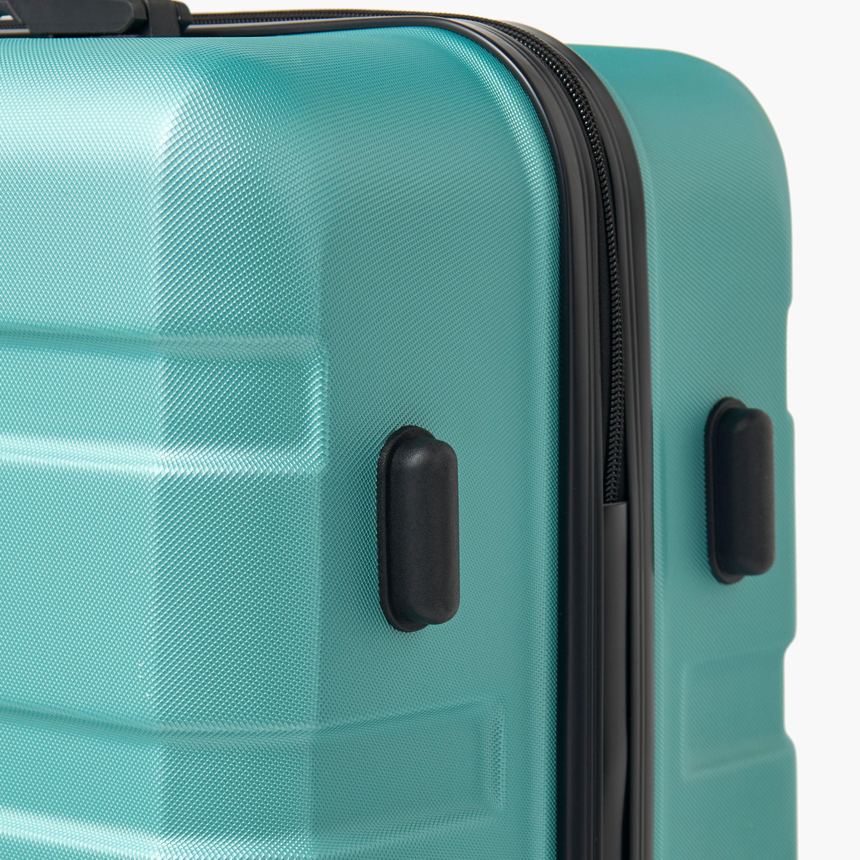 WAVE Textured Hardcase Luggage Trolley with Retractable Handle - 28 inches Check-In Bag-travel-luggagesandbags-luggage-image-5