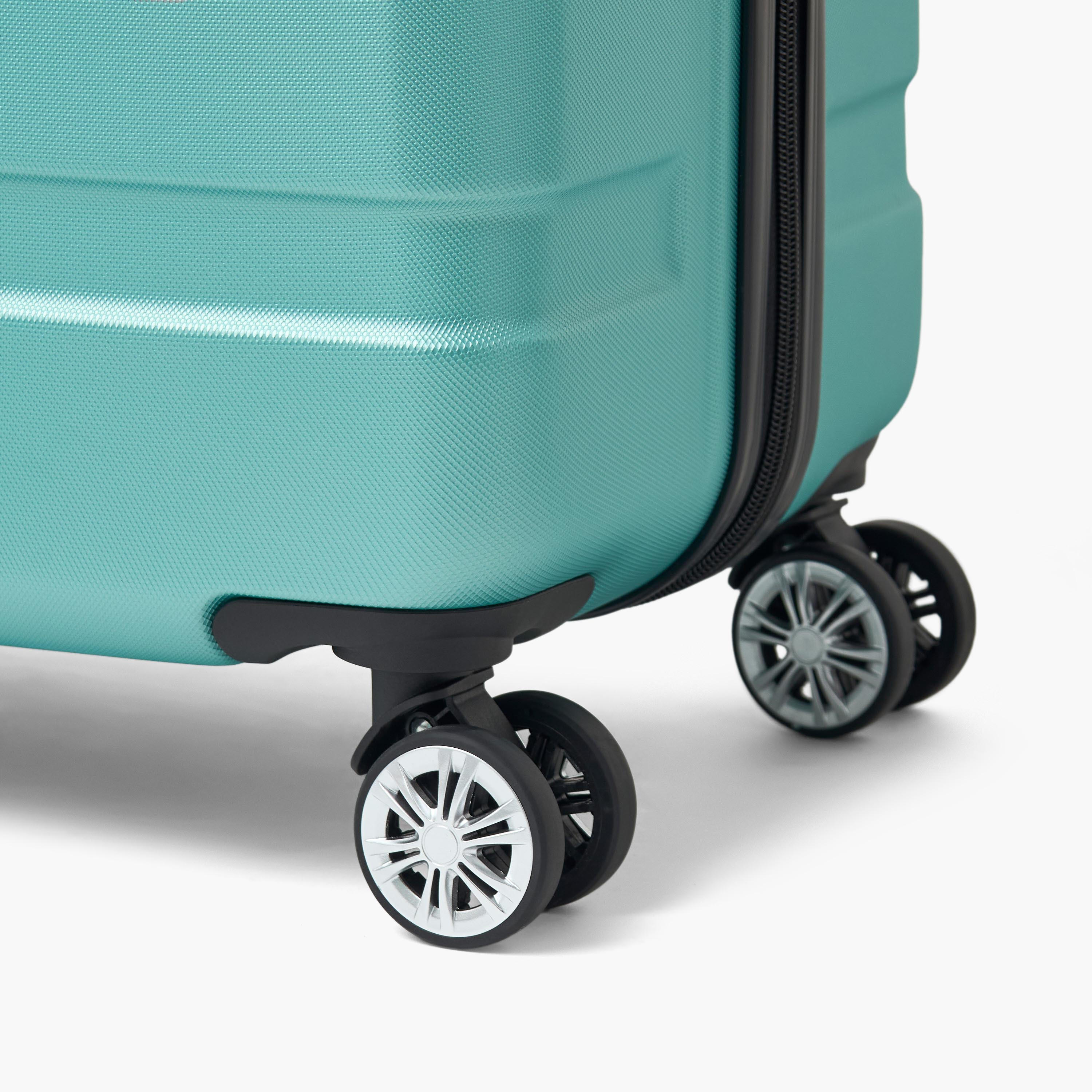 WAVE Textured Hardcase Luggage Trolley with Retractable Handle - 28 inches Check-In Bag-travel-luggagesandbags-luggage-image-7