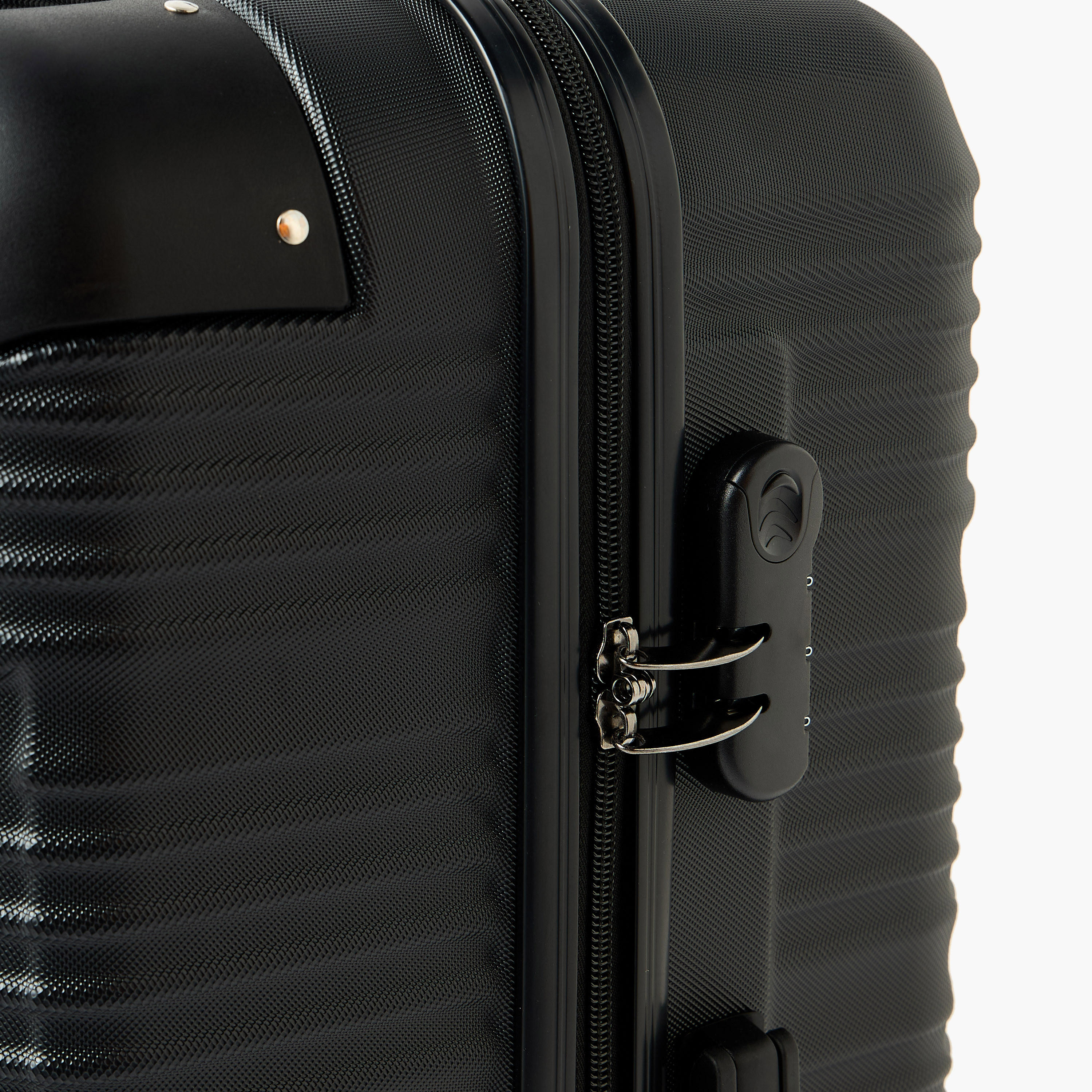 WAVE Textured Hardcase Luggage Trolley with Retractable Handle - 28 inches Check-In Bag-travel-luggagesandbags-luggage-image-4