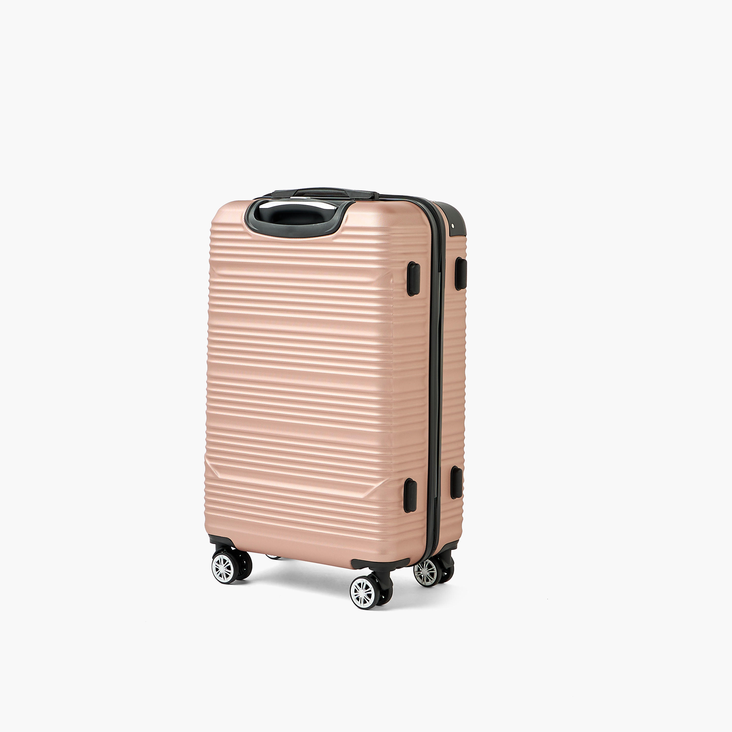 WAVE Textured Hardcase Luggage Trolley with Retractable Handle - 28 inches Check-In Bag-travel-luggagesandbags-luggage-image-3