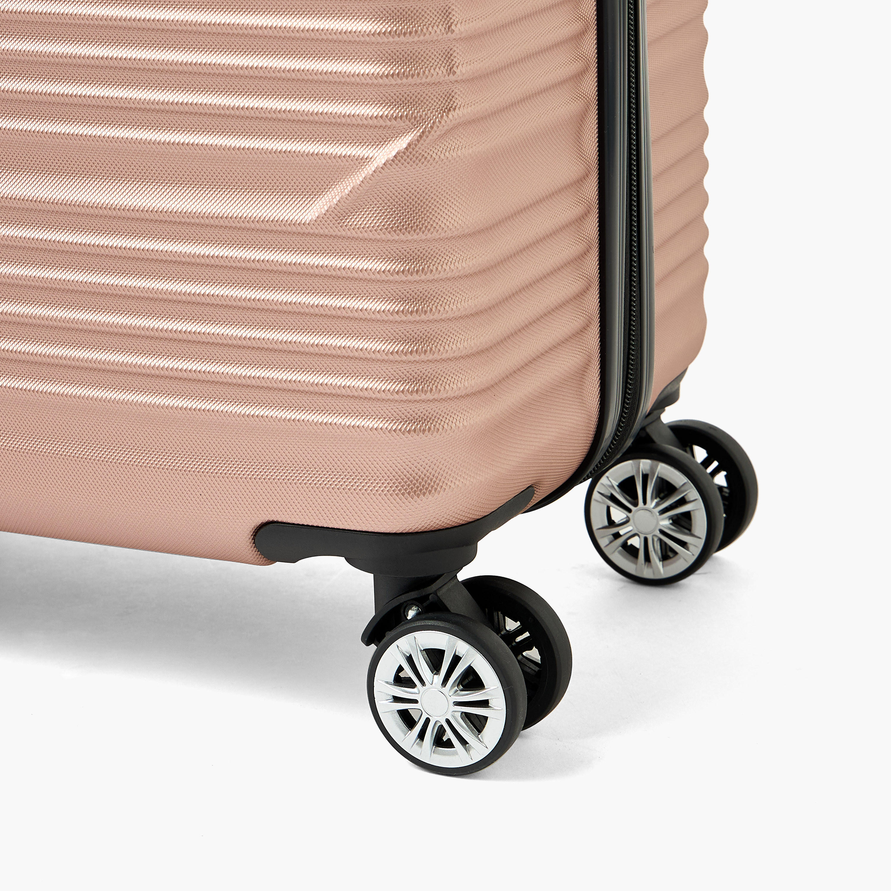 WAVE Textured Hardcase Luggage Trolley with Retractable Handle - 28 inches Check-In Bag-travel-luggagesandbags-luggage-image-7