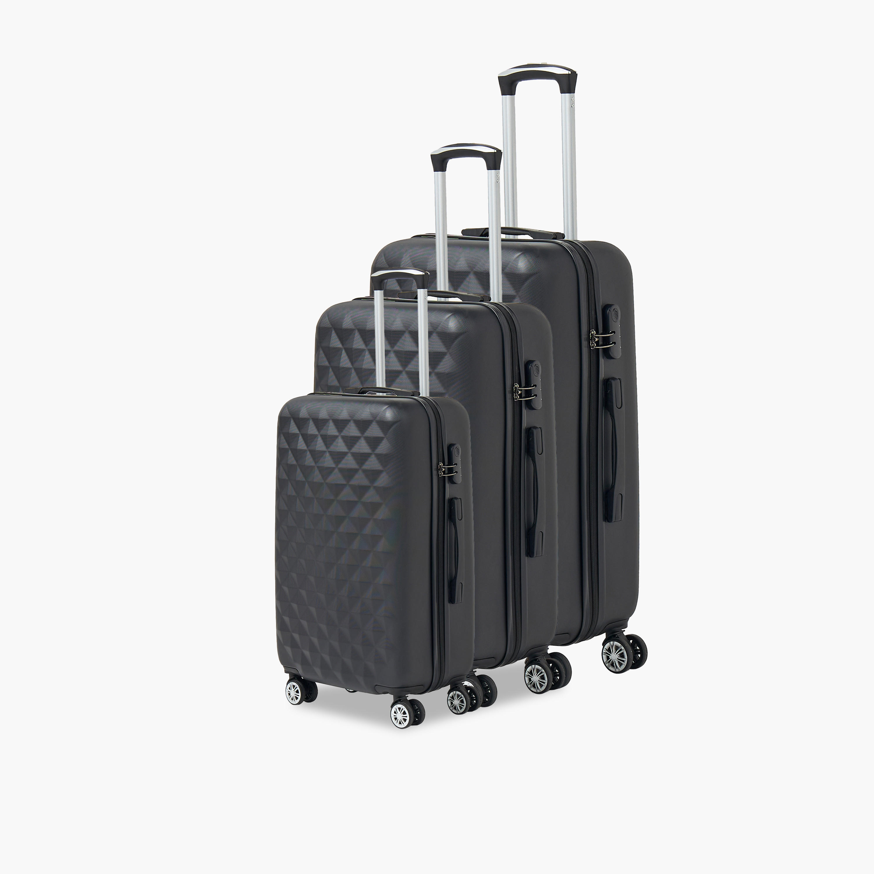 WAVE Textured Hardcase Luggage Trolley with Retractable Handle - 28 inches Check-In Bag-travel-luggagesandbags-luggage-image-12