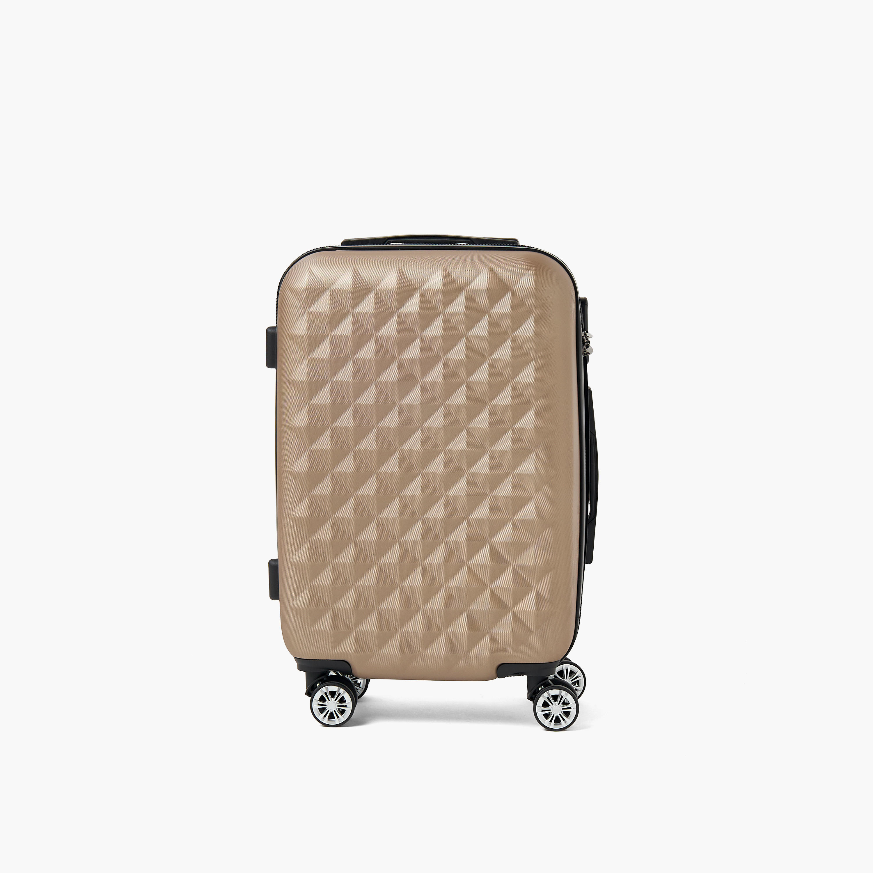 WAVE Textured Hardcase Luggage Trolley with Retractable Handle - 28 inches Check-In Bag-travel-luggagesandbags-luggage-image-2