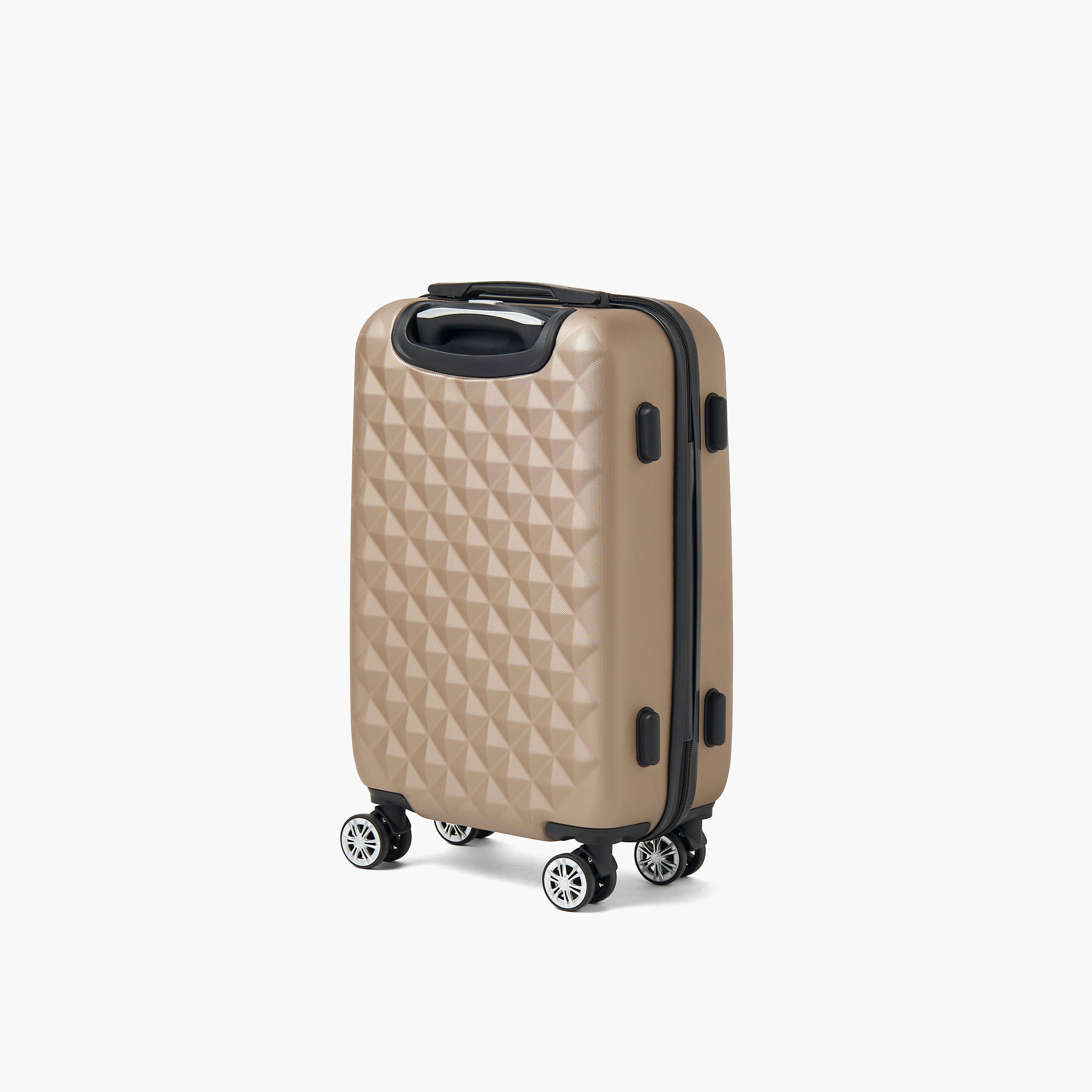 WAVE Textured Hardcase Luggage Trolley with Retractable Handle - 28 inches Check-In Bag-travel-luggagesandbags-luggage-image-3