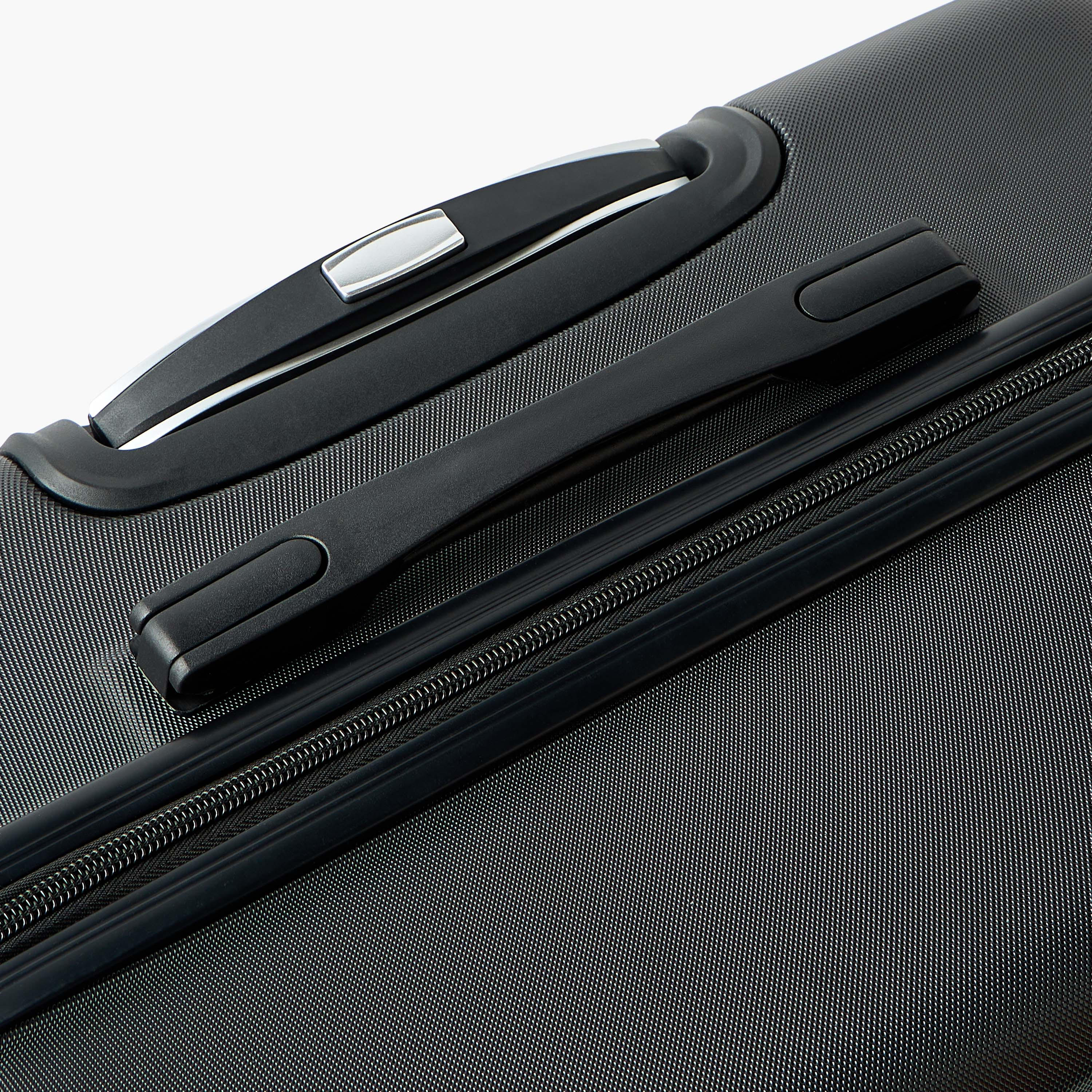 WAVE Textured Hardcase Luggage Trolley with Retractable Handle - 24 inches Check-In Bag-travel-luggagesandbags-luggage-image-6