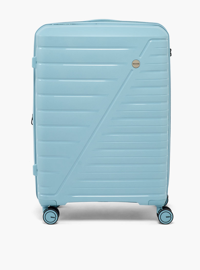 WAVE Textured Hardcase Trolley Bag with Retractable Handle - Set of 3-travel-luggagesandbags-luggage-image-4