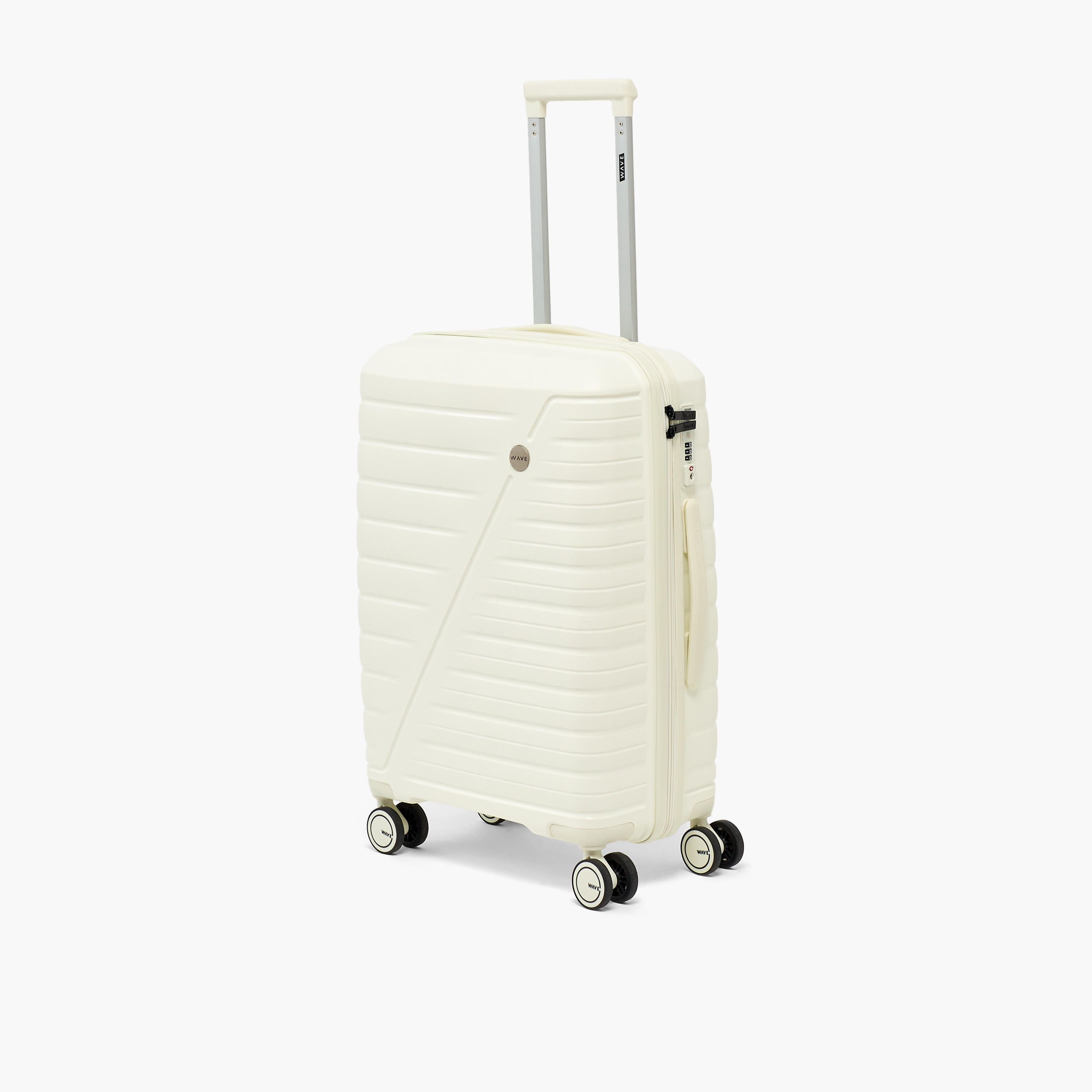 WAVE 3-Piece Textured Hardcase Luggage Trolley Set with Retractable Handle-travel-luggagesandbags-luggage-image-3