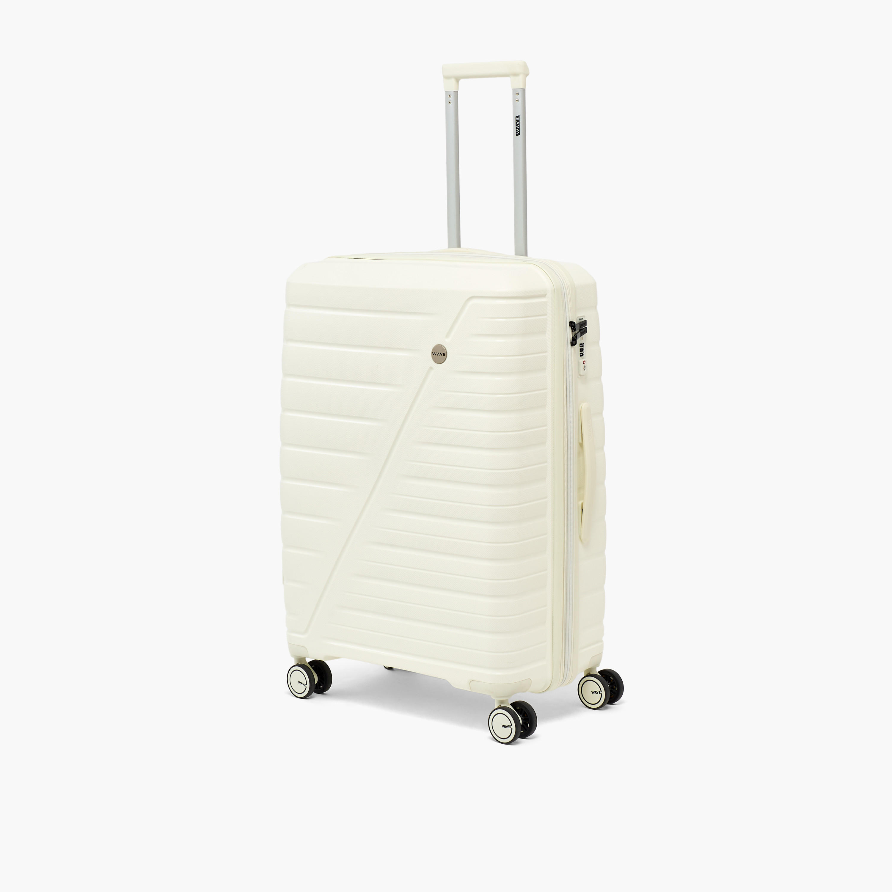 WAVE 3-Piece Textured Hardcase Luggage Trolley Set with Retractable Handle-travel-luggagesandbags-luggage-image-4