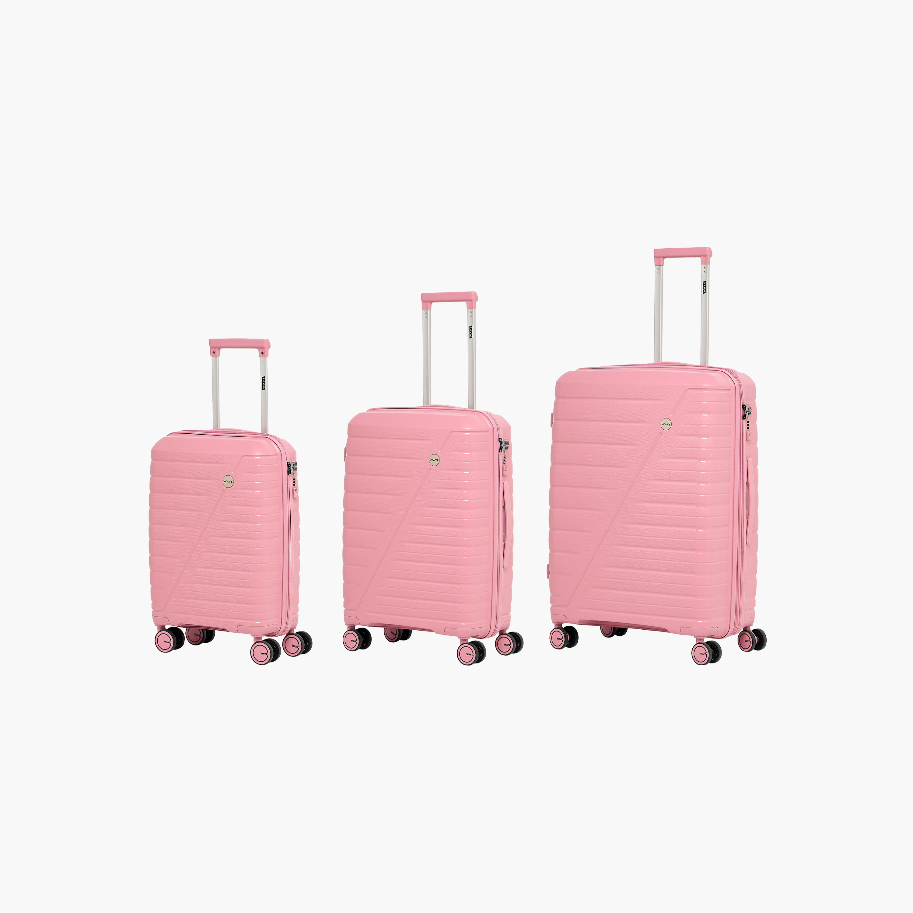 طقم شنط سفر بعجلات صلبة بارزة الملمس بمقابض قابلة للسحب من ويفي - 3 قطع-travel-luggagesandbags-luggage-image-11