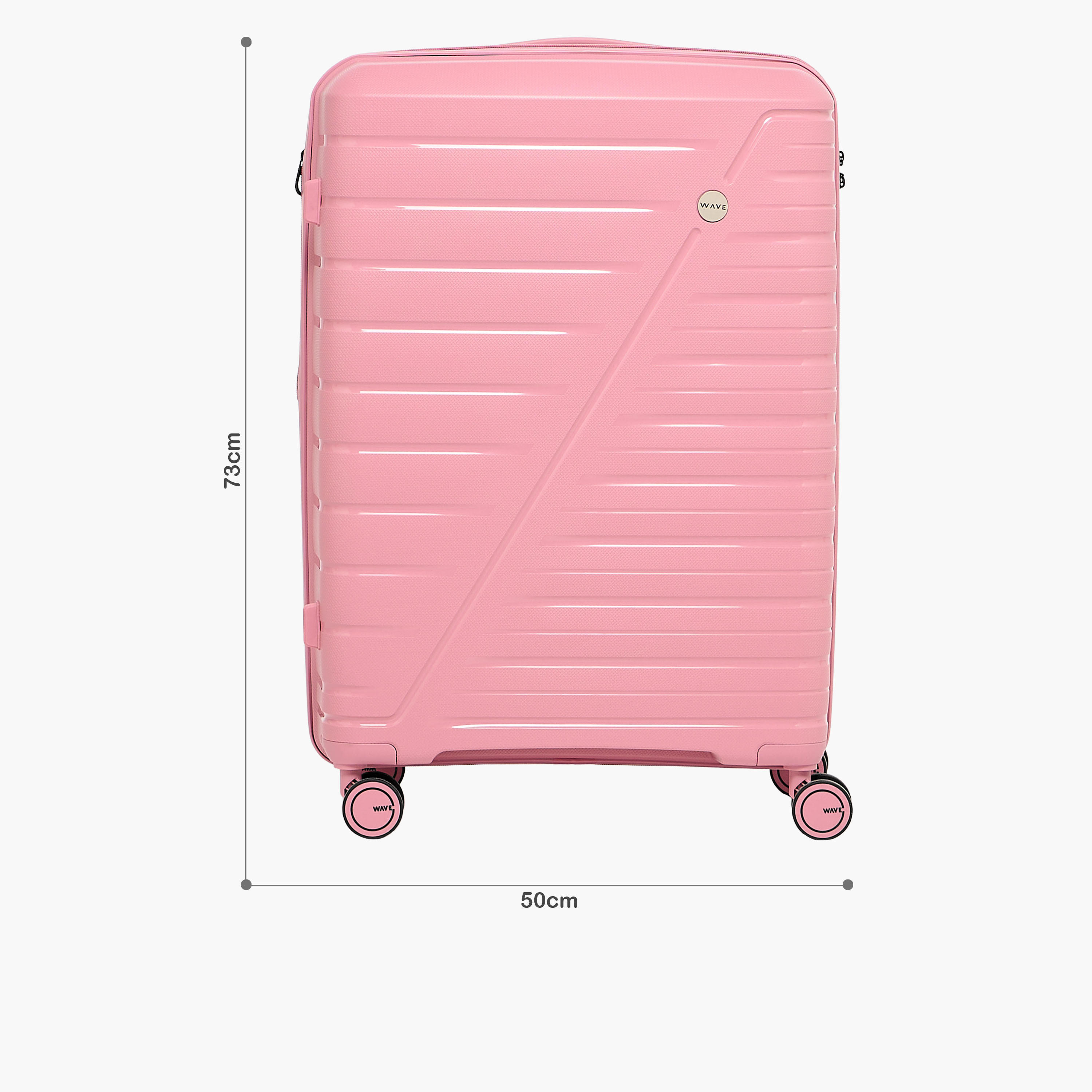 طقم شنط سفر بعجلات صلبة بارزة الملمس بمقابض قابلة للسحب من ويفي - 3 قطع-travel-luggagesandbags-luggage-image-2