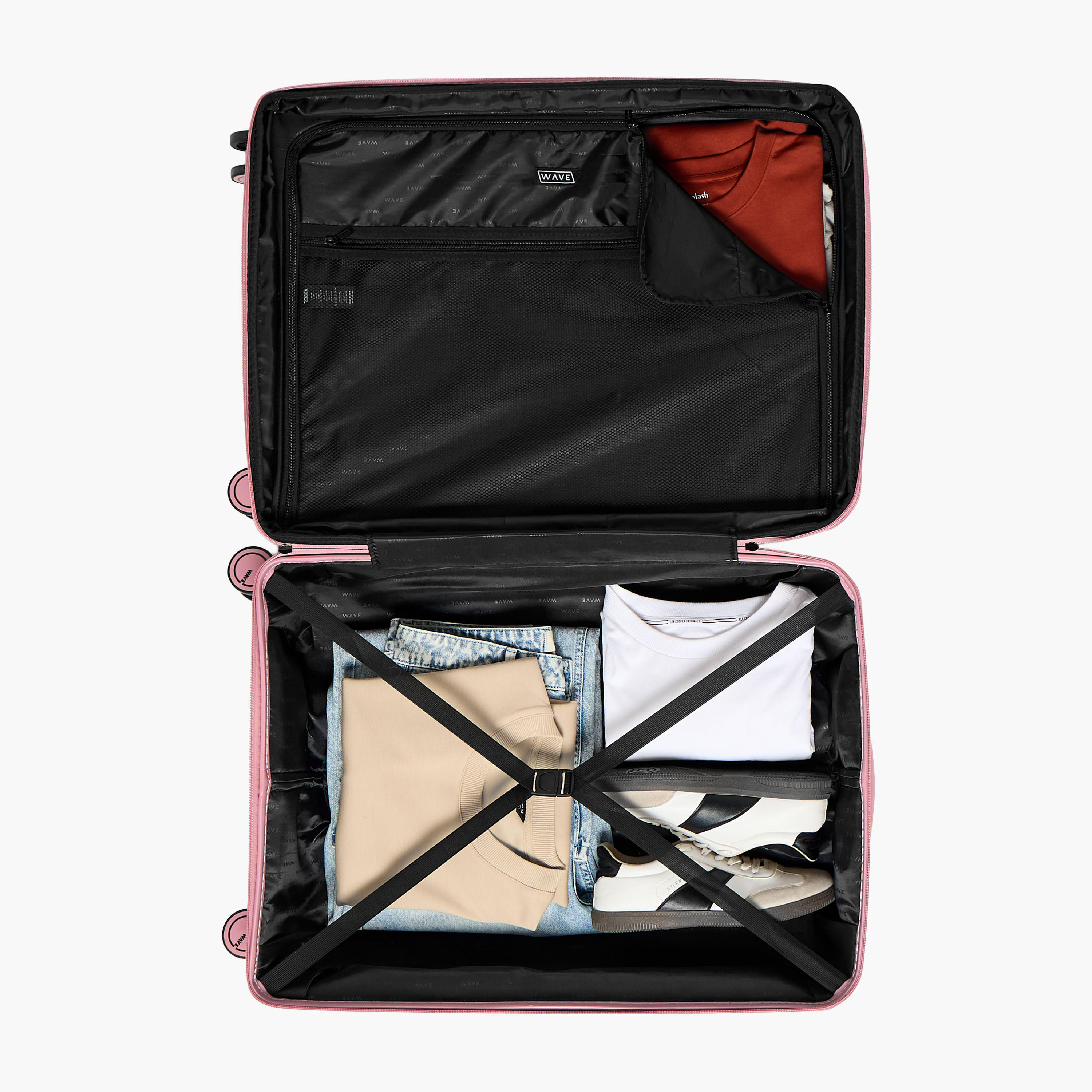 طقم شنط سفر بعجلات صلبة بارزة الملمس بمقابض قابلة للسحب من ويفي - 3 قطع-travel-luggagesandbags-luggage-image-8