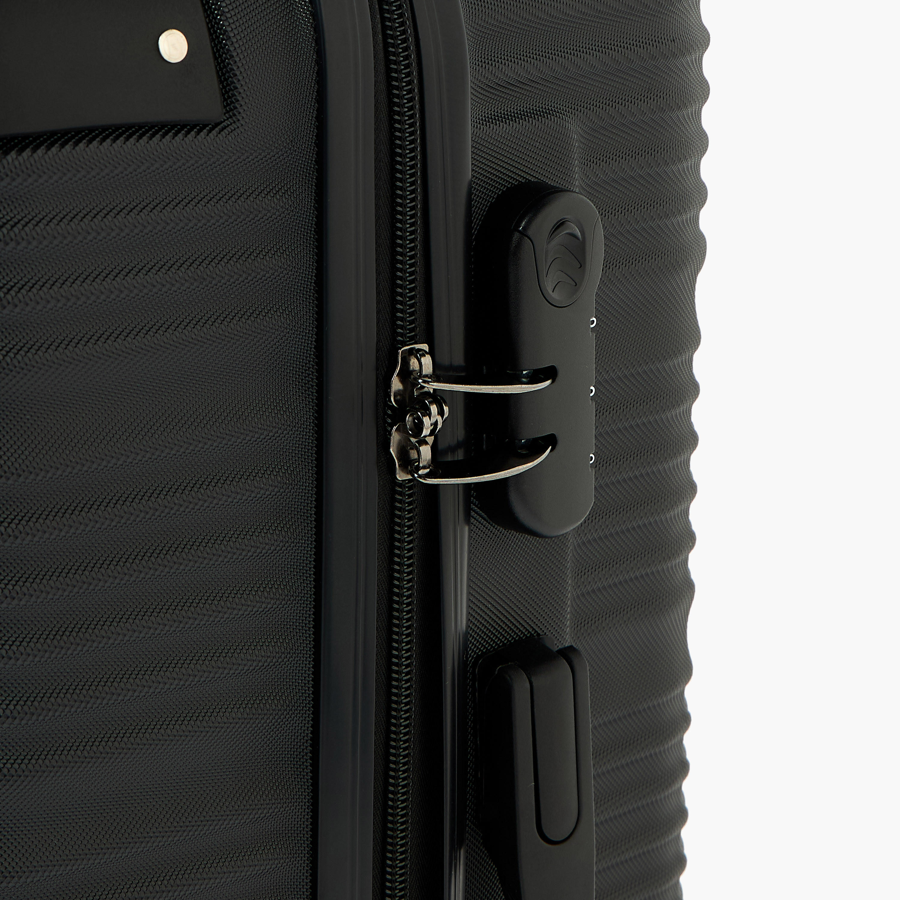 WAVE Textured Hardcase Luggage Trolley with Retractable Handle - 20 inches Cabin Bag-travel-luggagesandbags-luggage-image-4
